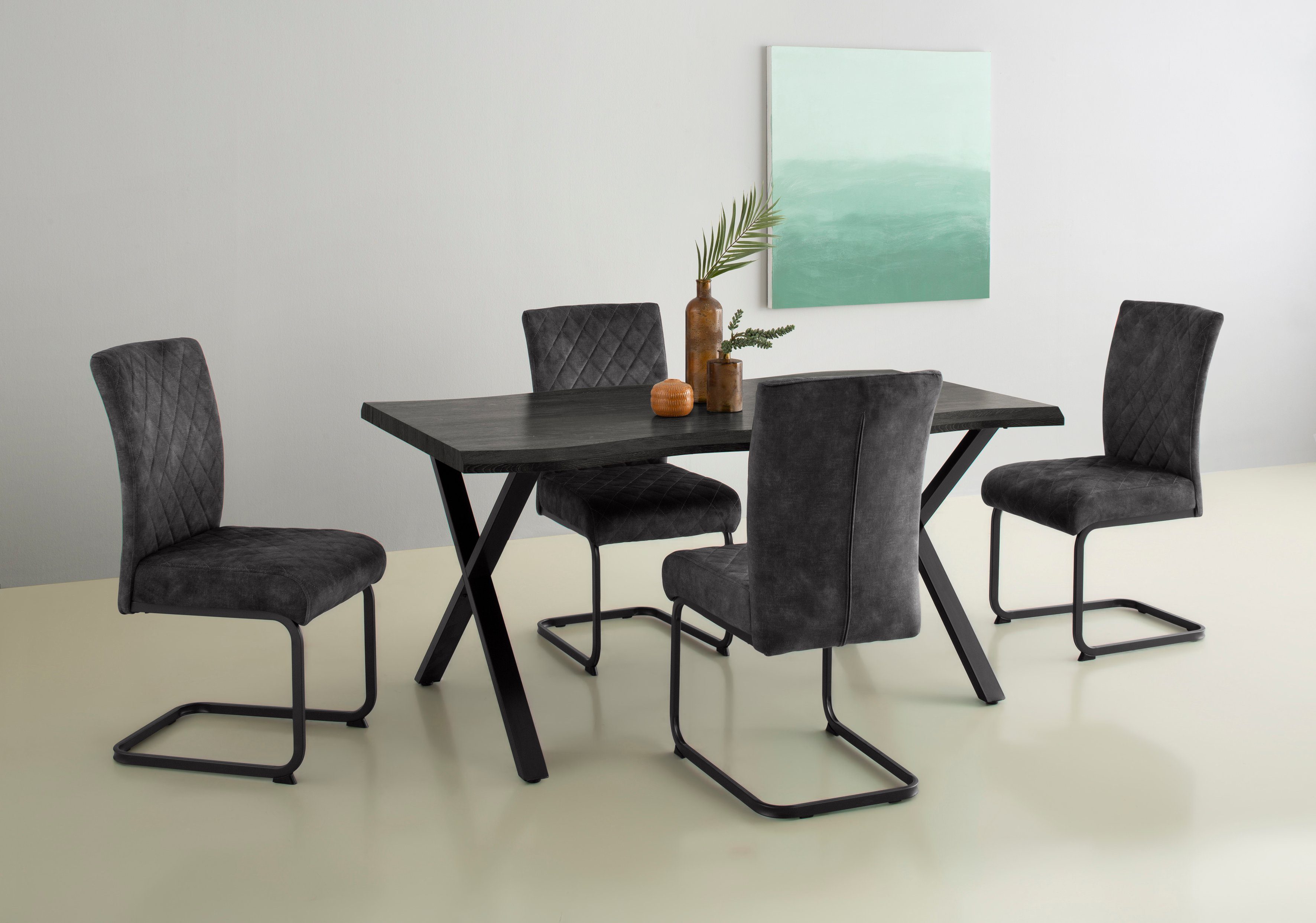 HELA Esstisch GRETA BESTSELLER, Baumkantentisch (Nachb), versch. Größen, 46 günstig online kaufen