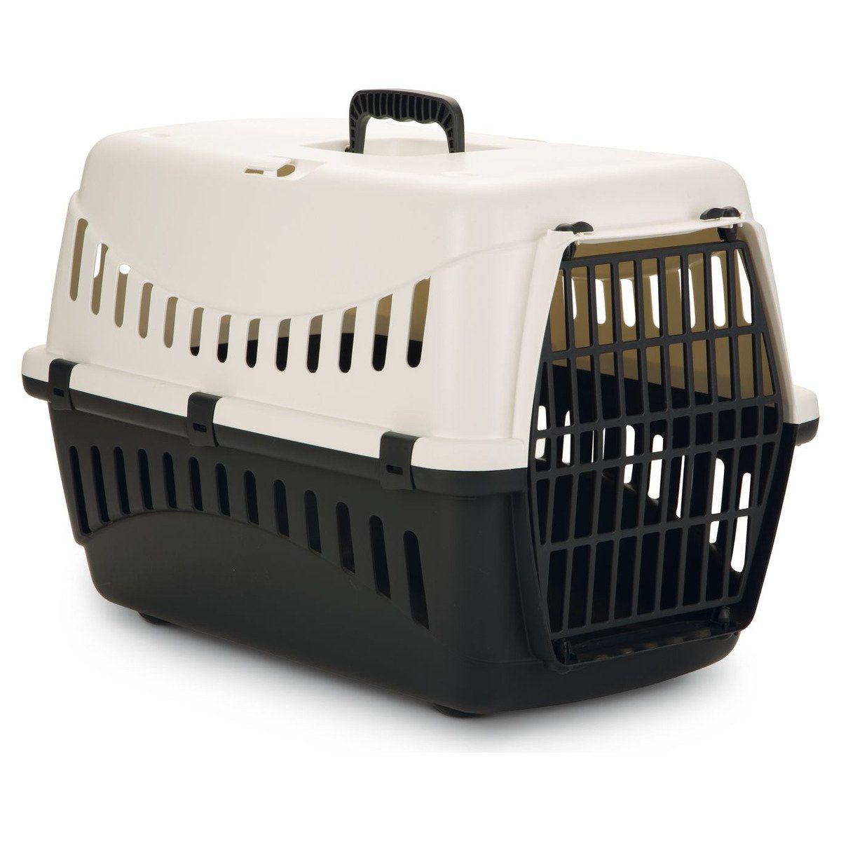 Beeztees Tiertransportbox Transportbox Gypsy creme/anthrazit für Katzen