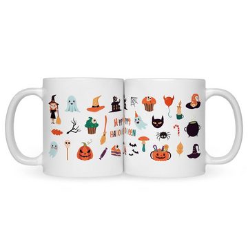 GRAVURZEILE Tasse mit Motiv - im Halloween Motive Design - Geschenk für Sie & Ihn