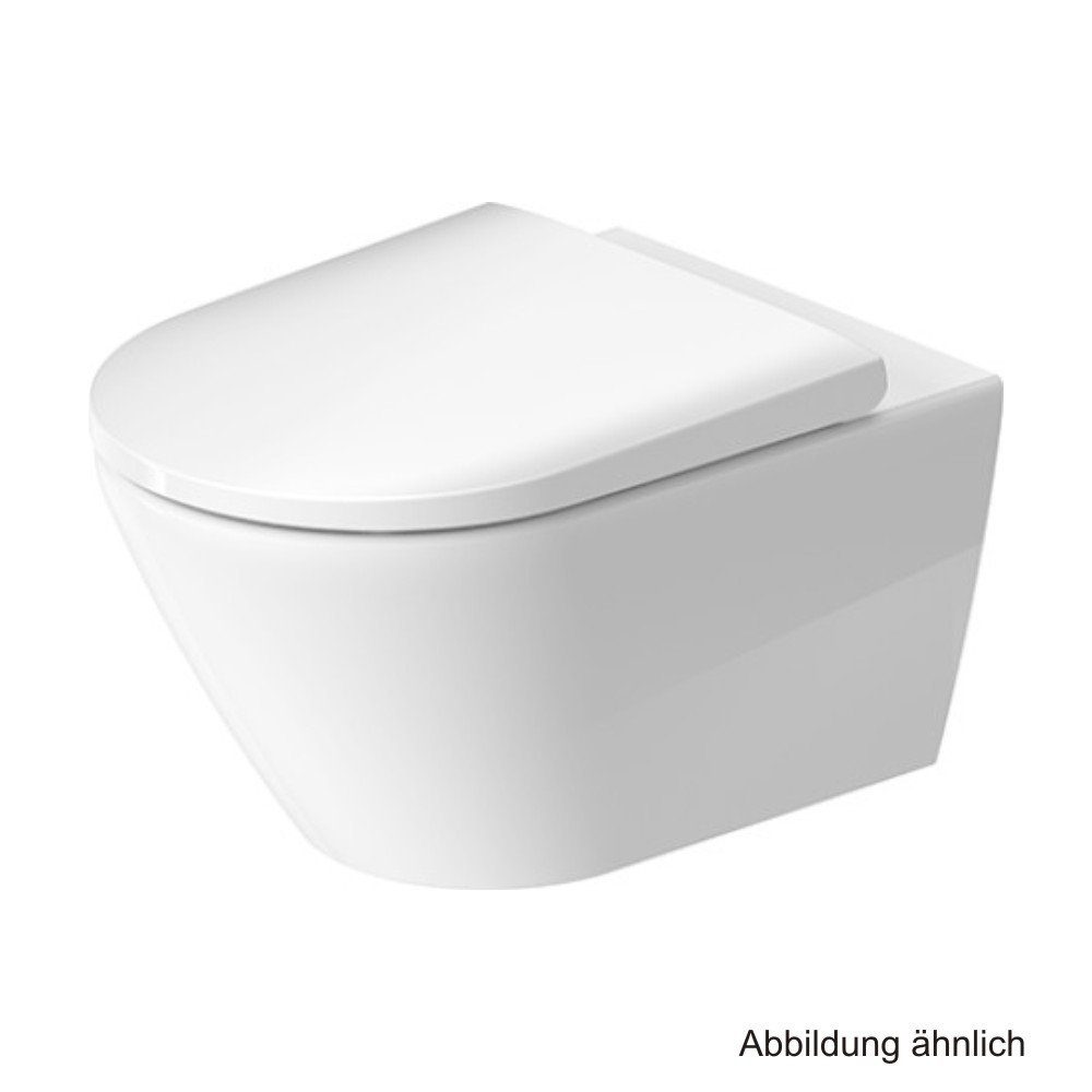 Duravit WC-Komplettset Duravit D-Neo Wand-Tiefspül-WC-Set Rimless 540 mm, Weiß, 45770900A1