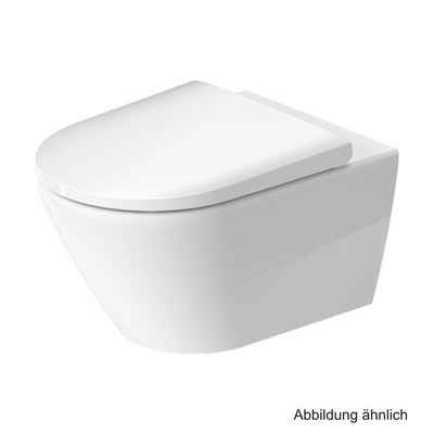 Duravit Waschbecken Duravit D-Neo Wand-Tiefspül-WC-Set Rimless 540 mm, Weiß, 45770900A1