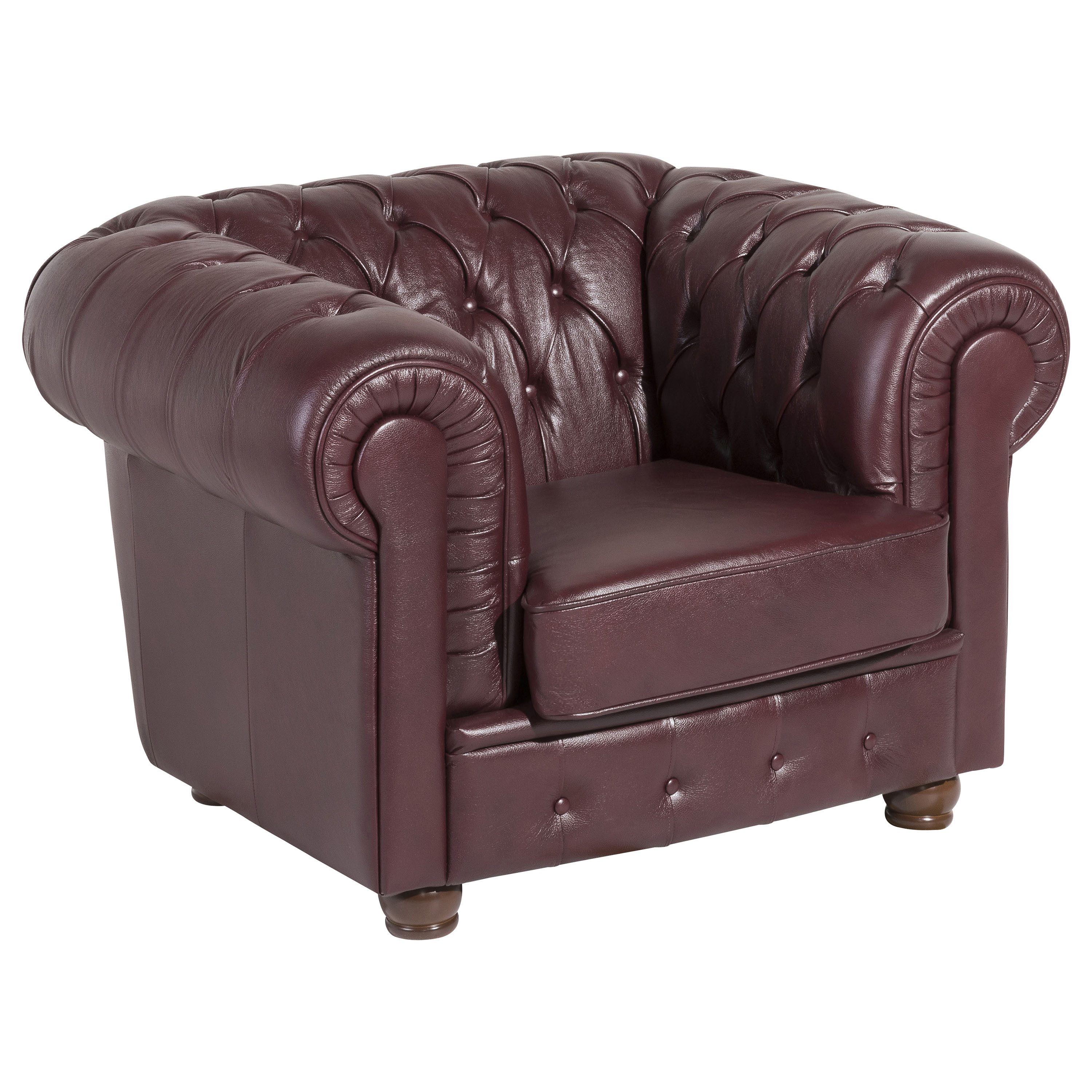 Max Winzer® Chesterfield-Sessel Bridgeport, mit edler Knopfheftung, geschwungene Armlehnen