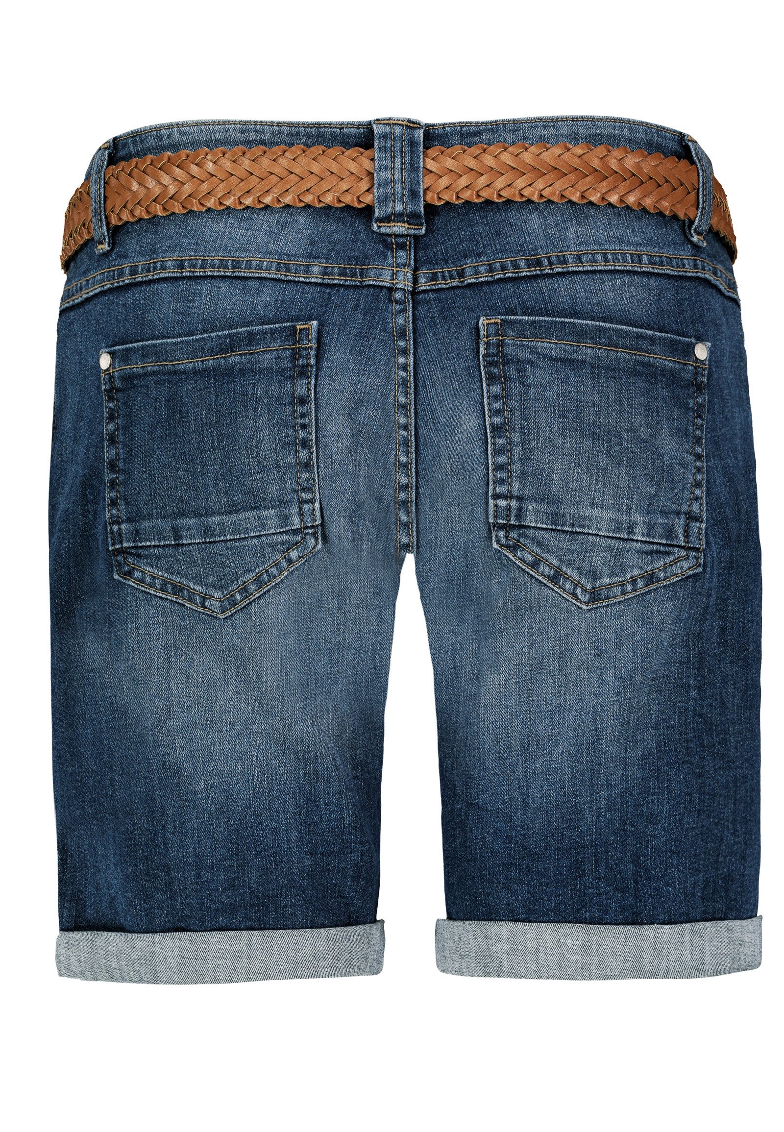 SUBLEVEL Bermudas Damen Jeans Shorts Bermuda Kurze Hose Shorts Short Denim Stretch Denim