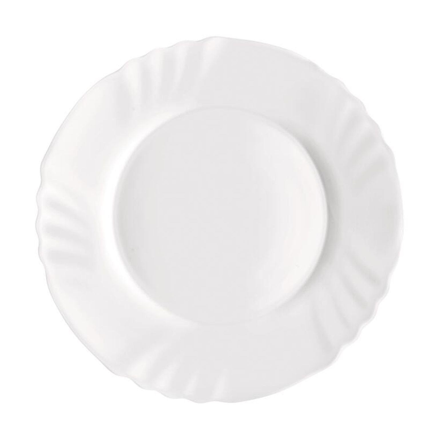 Servierplatte Speisen Essen Nach Flach Dessertteller Geschirr 36x Rocco Teller Bormioli Weiß