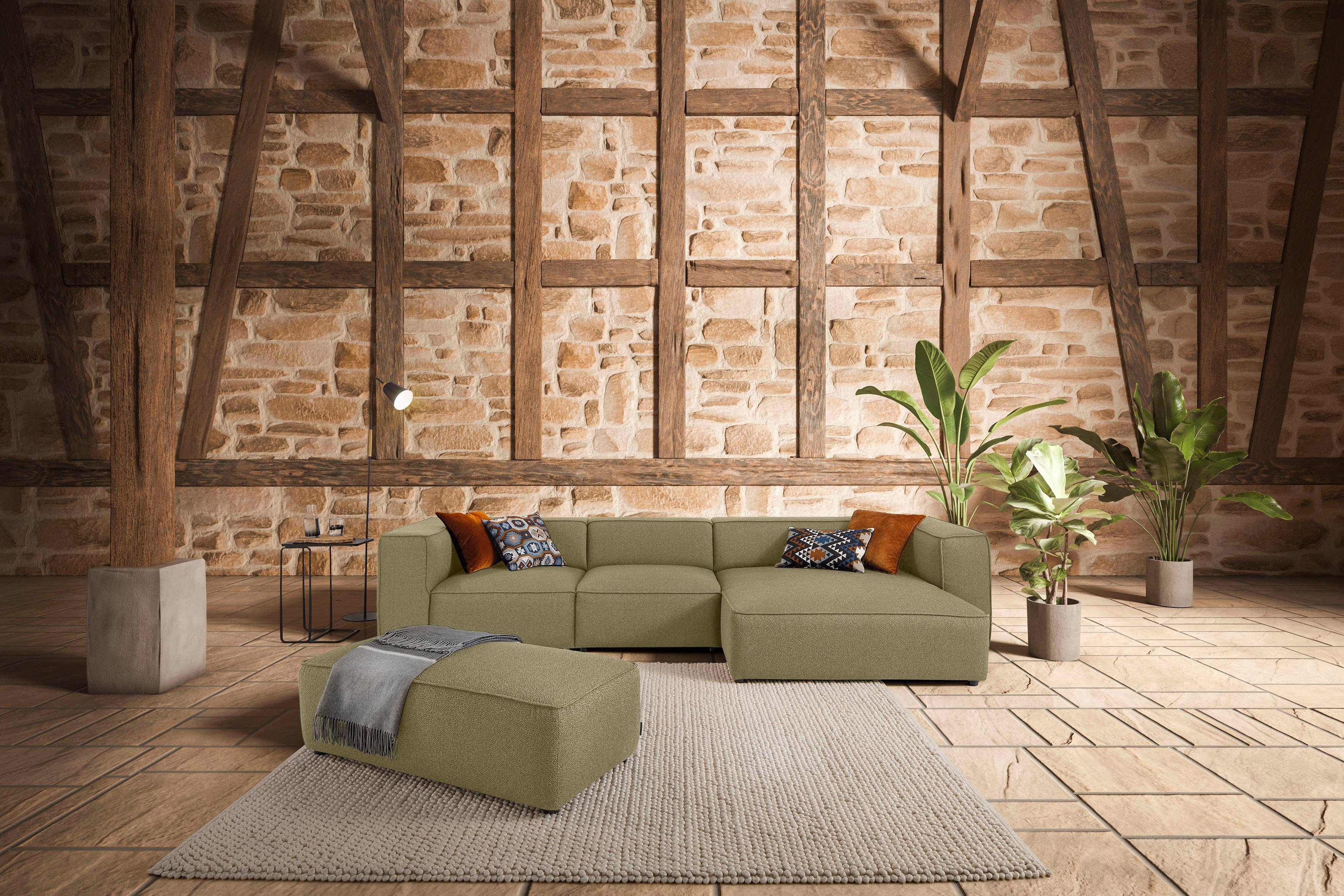W.SCHILLIG Hocker around-the-block, mit eleganter Biese günstig online kaufen