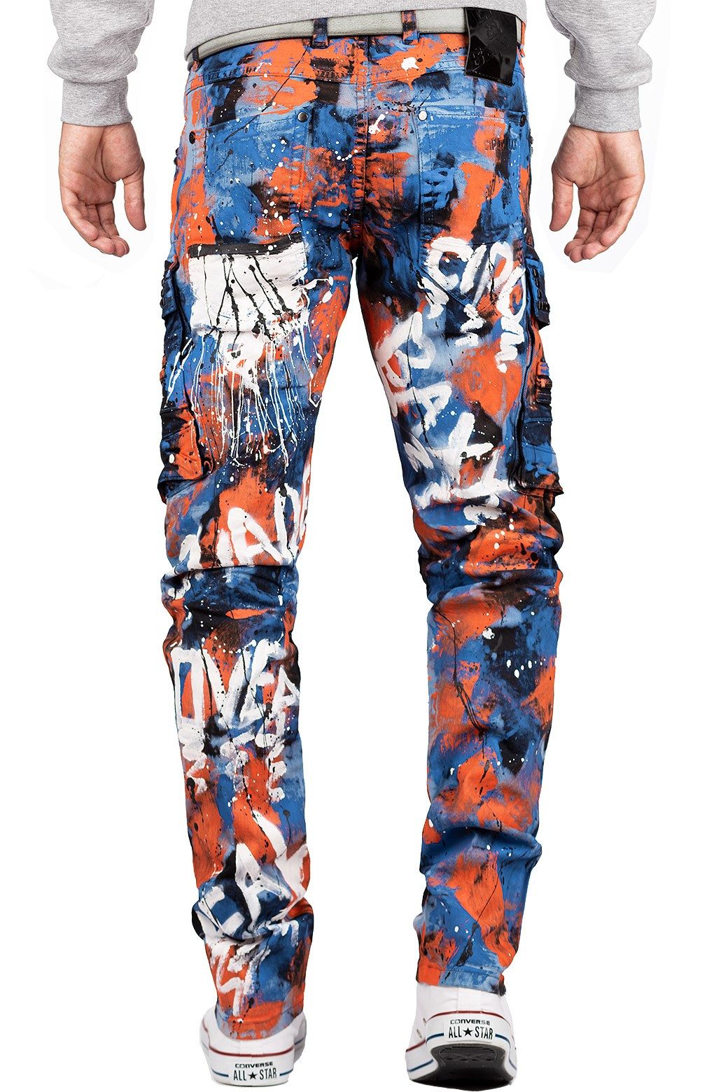 Cipo & Baxx Regular-fit-Jeans Herren regular fit Hose Stonewashed BA-CD587 günstig online kaufen