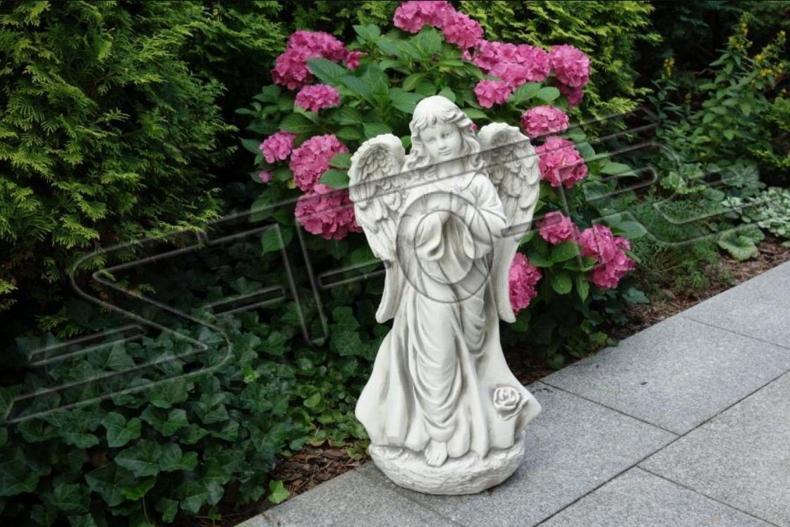 JVmoebel Skulptur Engel 78cm Skulptur Design Figur Statue Garten Figuren Statuen Skulpturen Grab