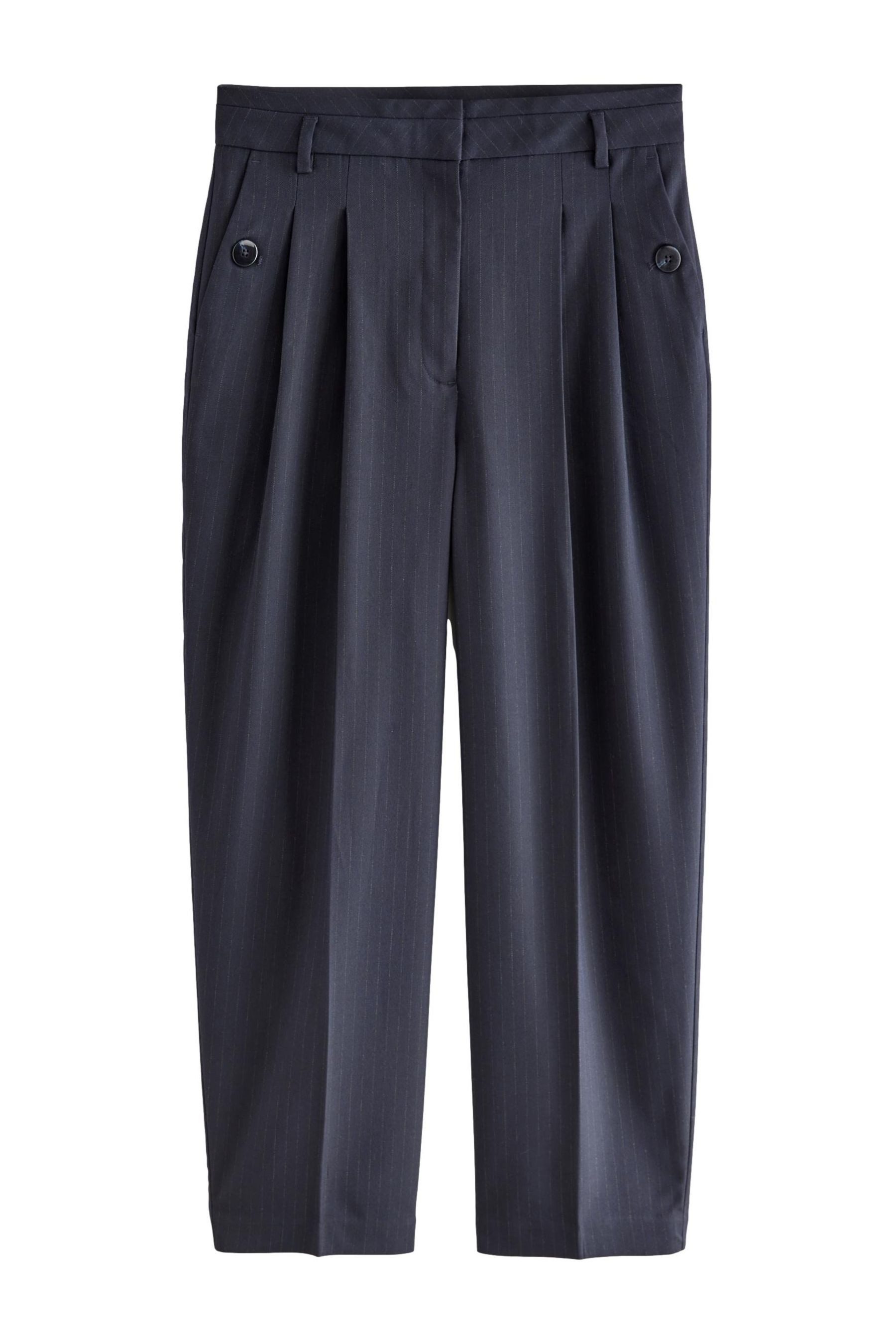 Next Stoffhose Barrel-Hose mit Nadelstreifen (1-tlg) günstig online kaufen