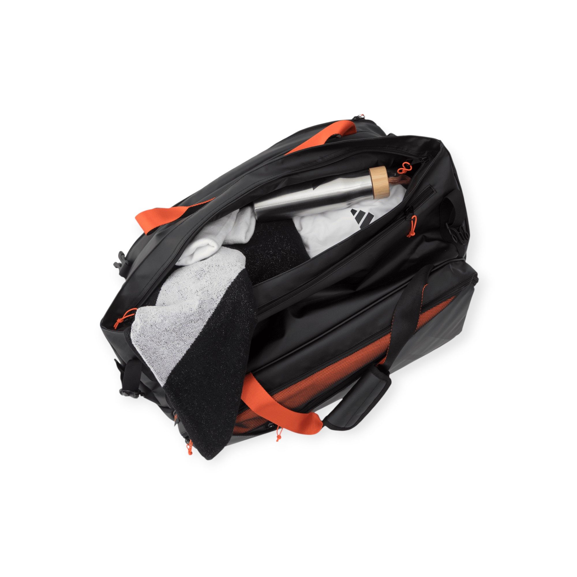 adidas Performance Sporttasche Racketbag Multigame 3.4 Bag (Schlägertasche, Schuhfach) schwarz/orange