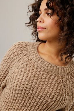 Aniston CASUAL Strickpullover mit farbenfrohen Streifen in den Ärmeln