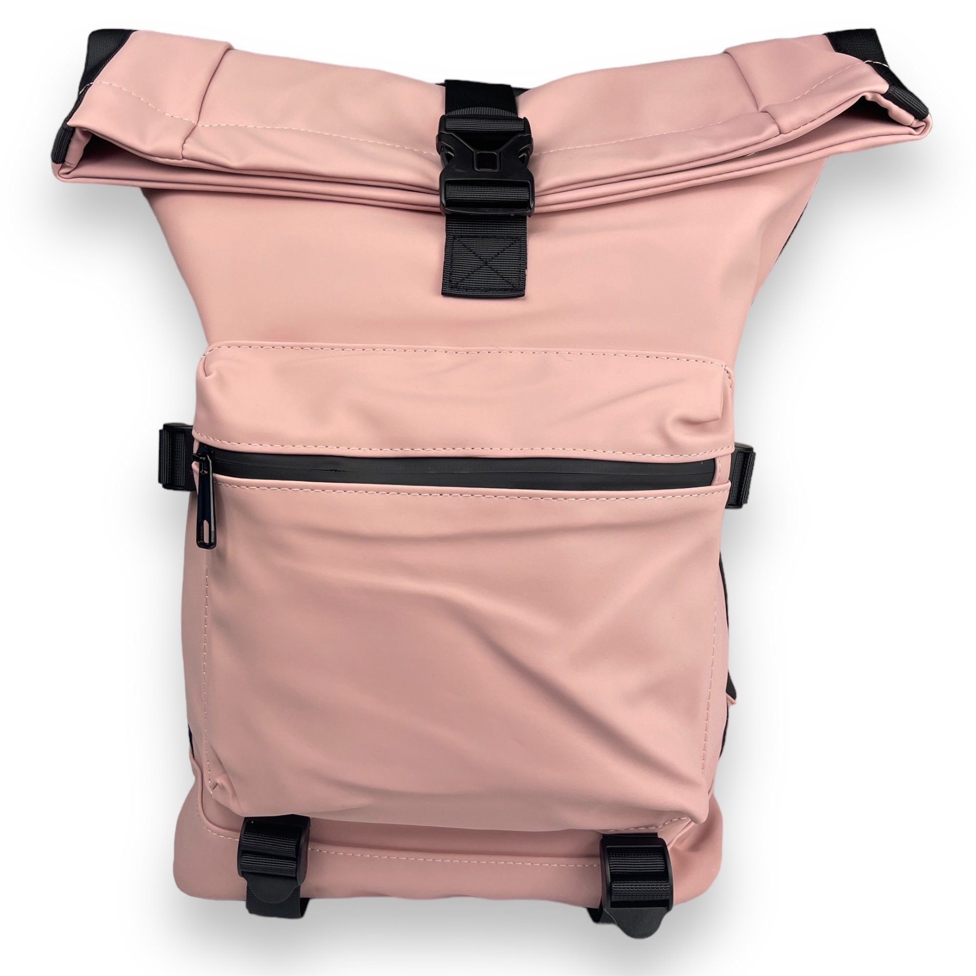 Taschen4life Laptoprucksack Rucksack wasserdicht 9049, Rolltop Backpack, A4 geeignet, Laptopfach, wetterfest