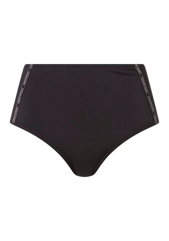 Bademode - Calvin Klein Highwaist Bikini Hose, im schlichten Design › schwarz  - Onlineshop OTTO