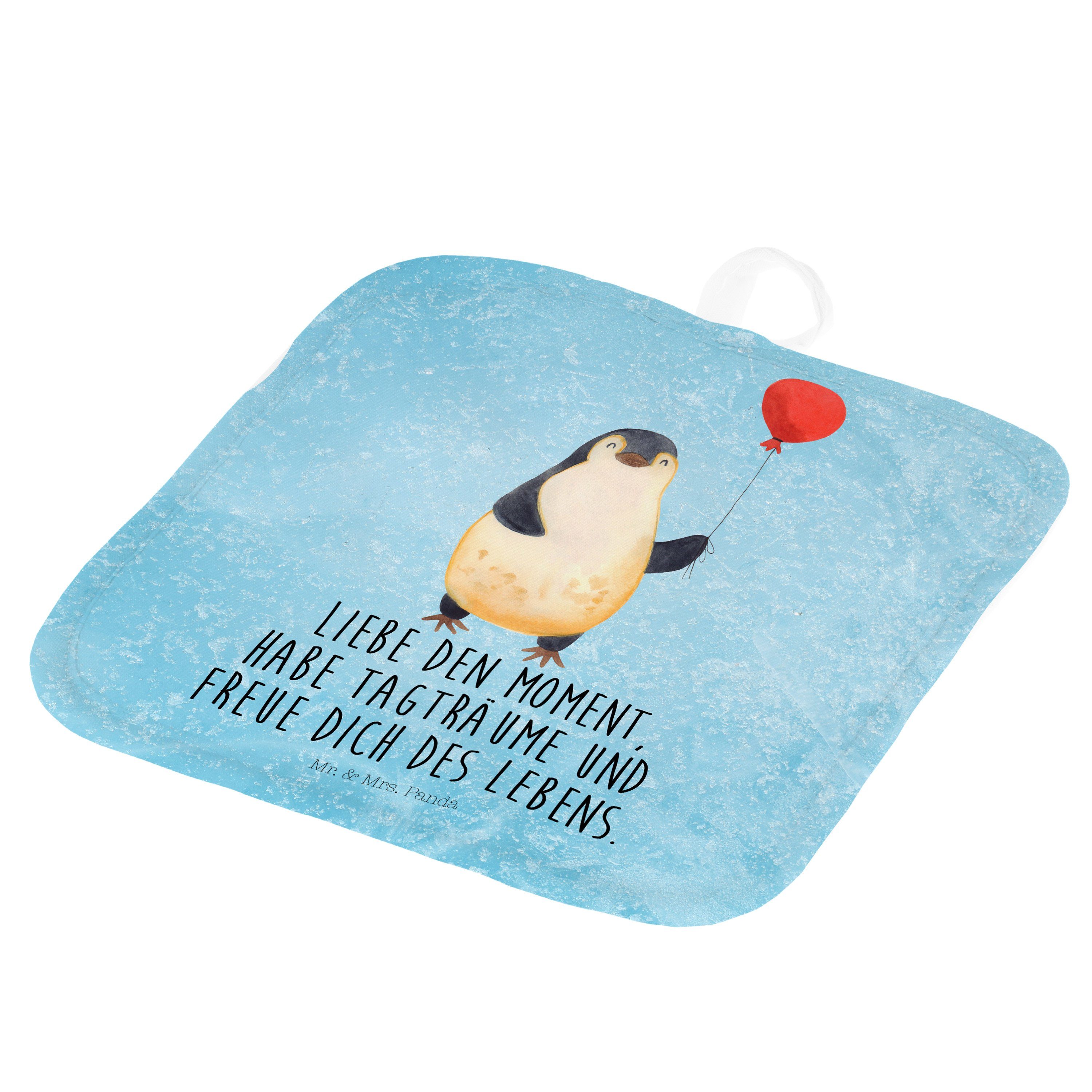Eisblau Pinguin Topflappen Panda Topflappen, (1-tlg) Mr. Mrs. - Geschenk, - & neues Leben, Luftballon Top,