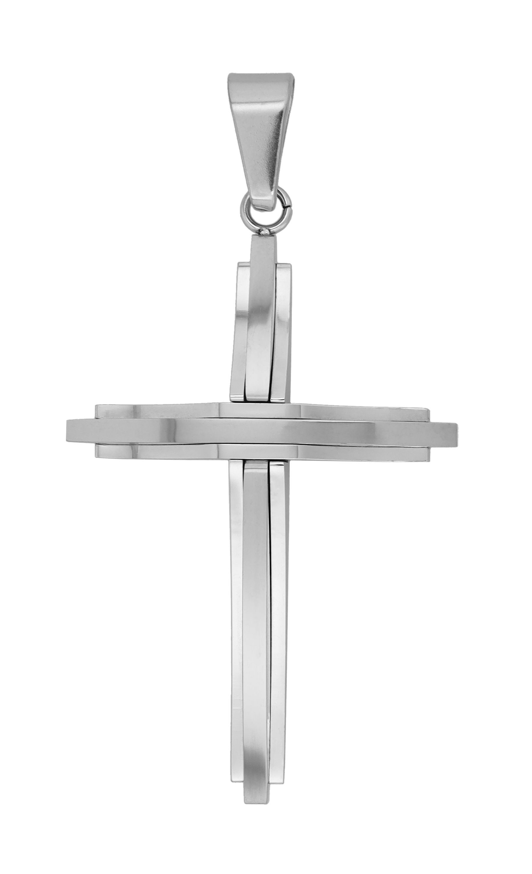 Kettenanhänger Anhänger – Kreuz Kreuzanhänger aus Edelstahl