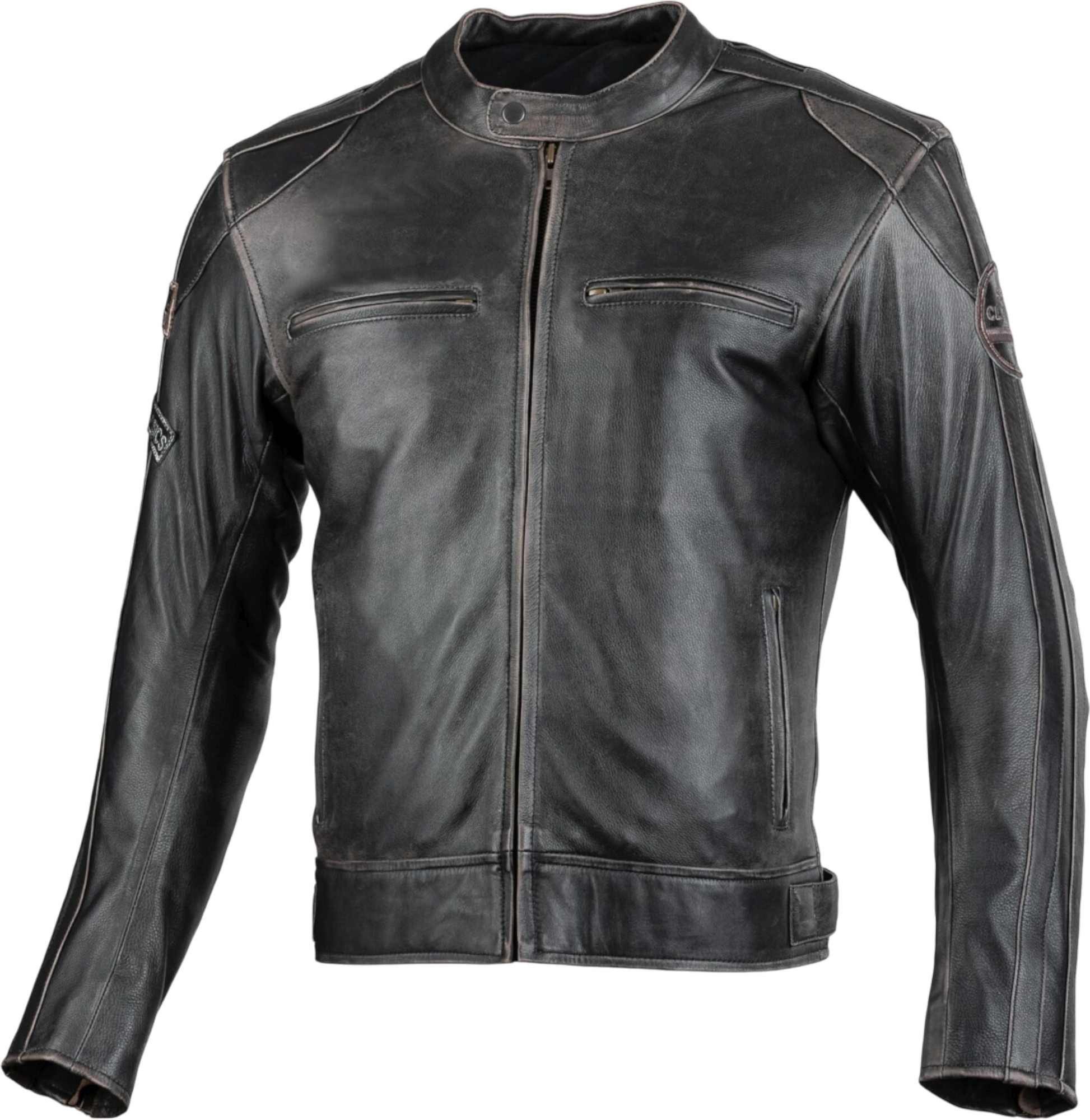 SECA Motorradjacke Seca Aviator II Motorrad Lederjacke Rückenprotektor vorbereitet,Ellenbogenprotektoren enthalten,herau