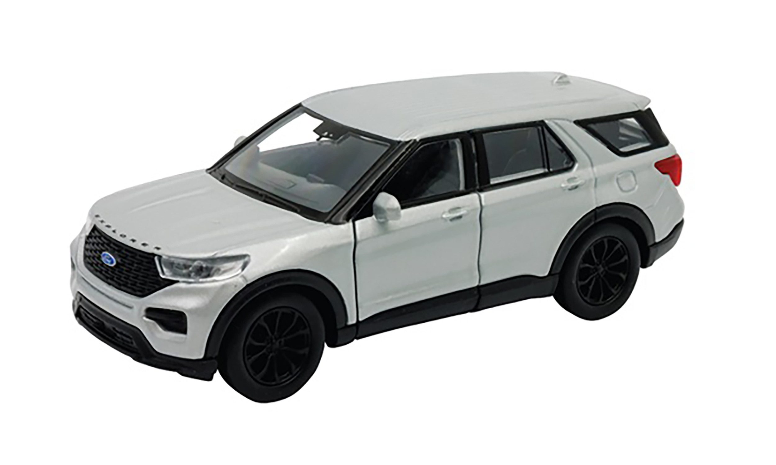 Modellauto FORD EXPLORER 2023 Modellauto 11,8cm Metall 70 (Silber-Metallic)