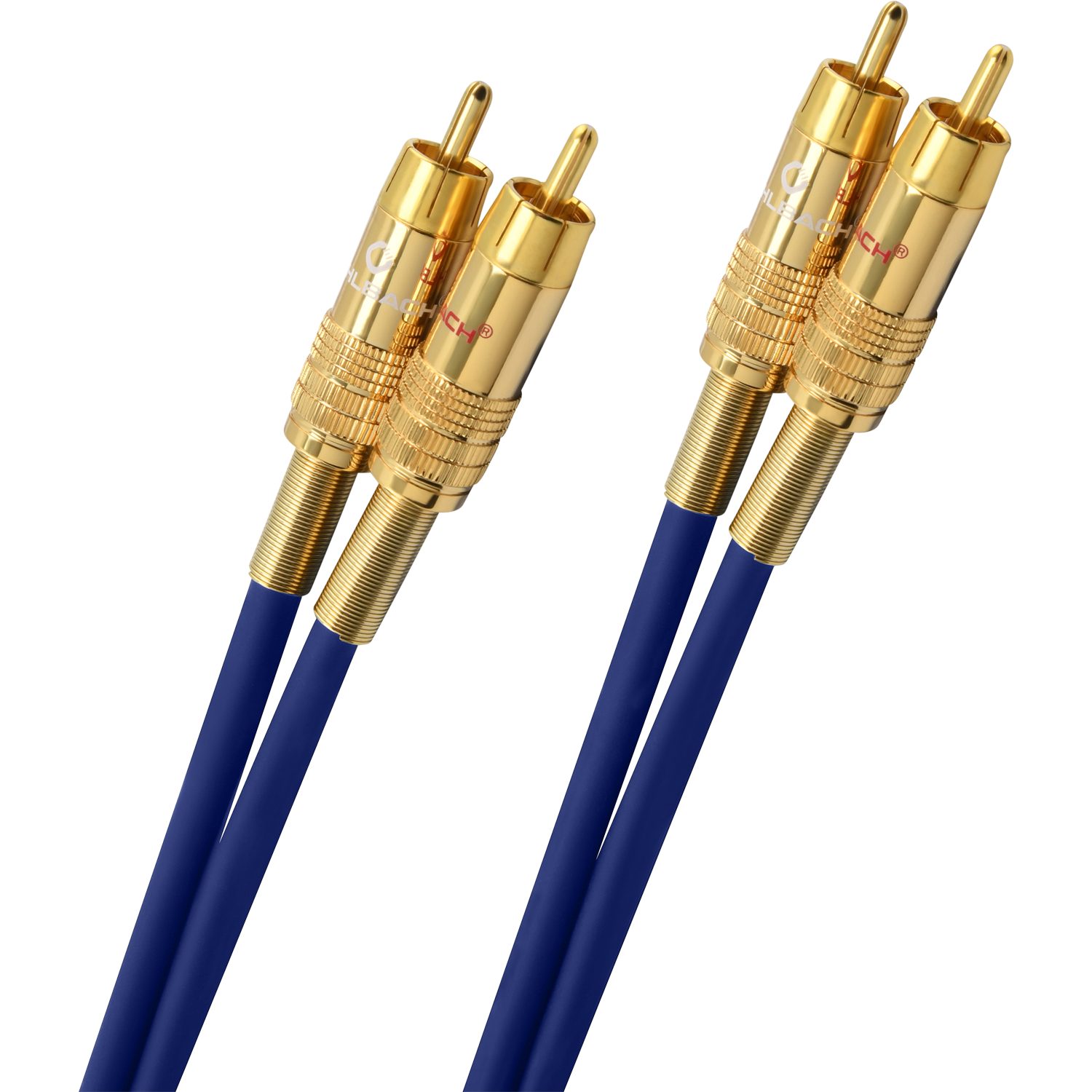 Oehlbach NF 1 Master NF Audio-Cinchkabel Audio-Kabel, 2 x Cinch, 2 x Cinch (500 cm), Flexibel, Hochwertiges Kupfer