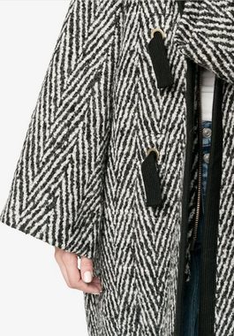 Chloé Langmantel Chloé Cult Stripe Oversized Cocoon Coat Waist Long Mantel Jacke Jacket