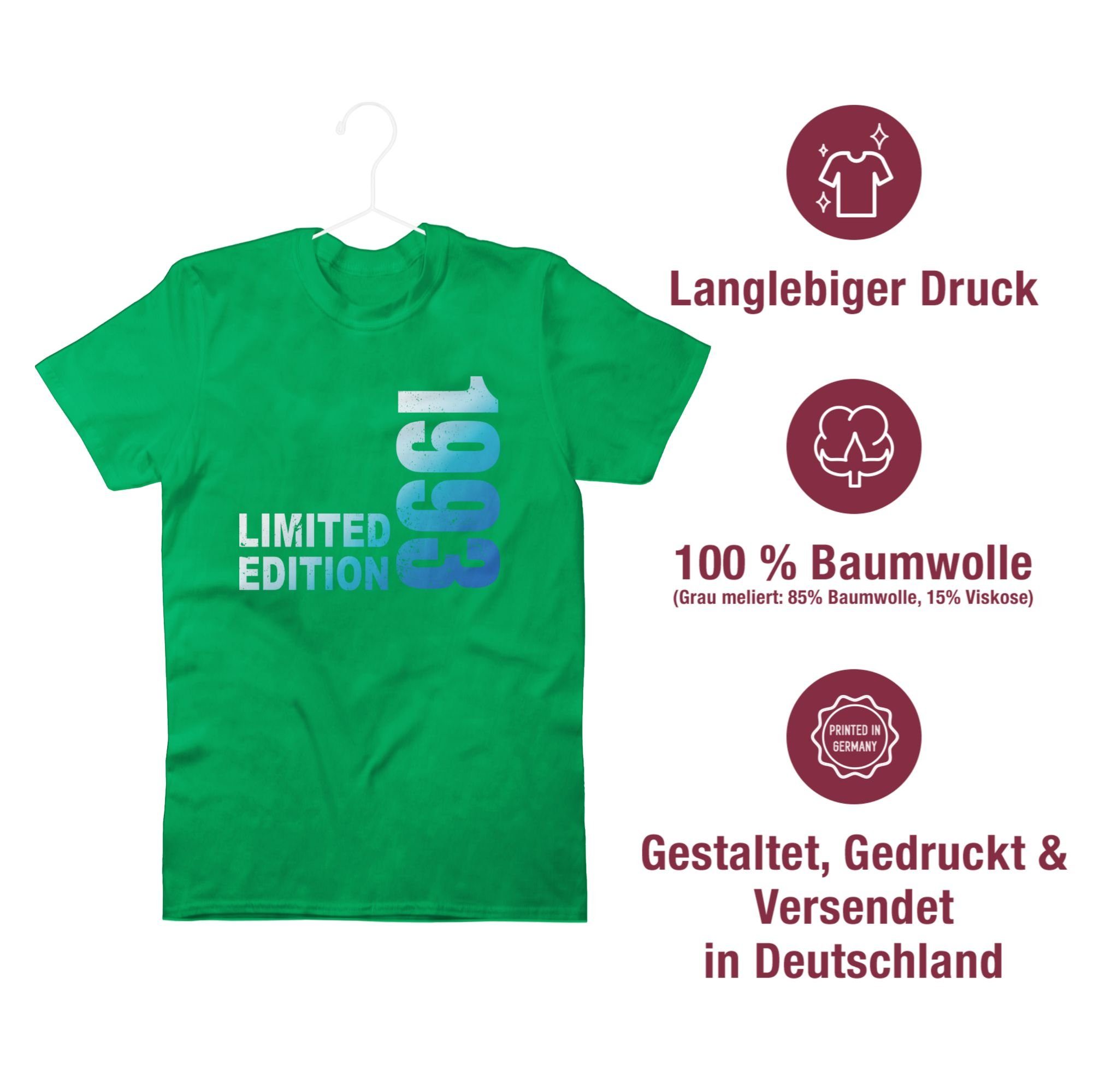1993 T-Shirt Geburtstag Grün Shirtracer 02 30. Edition Limited