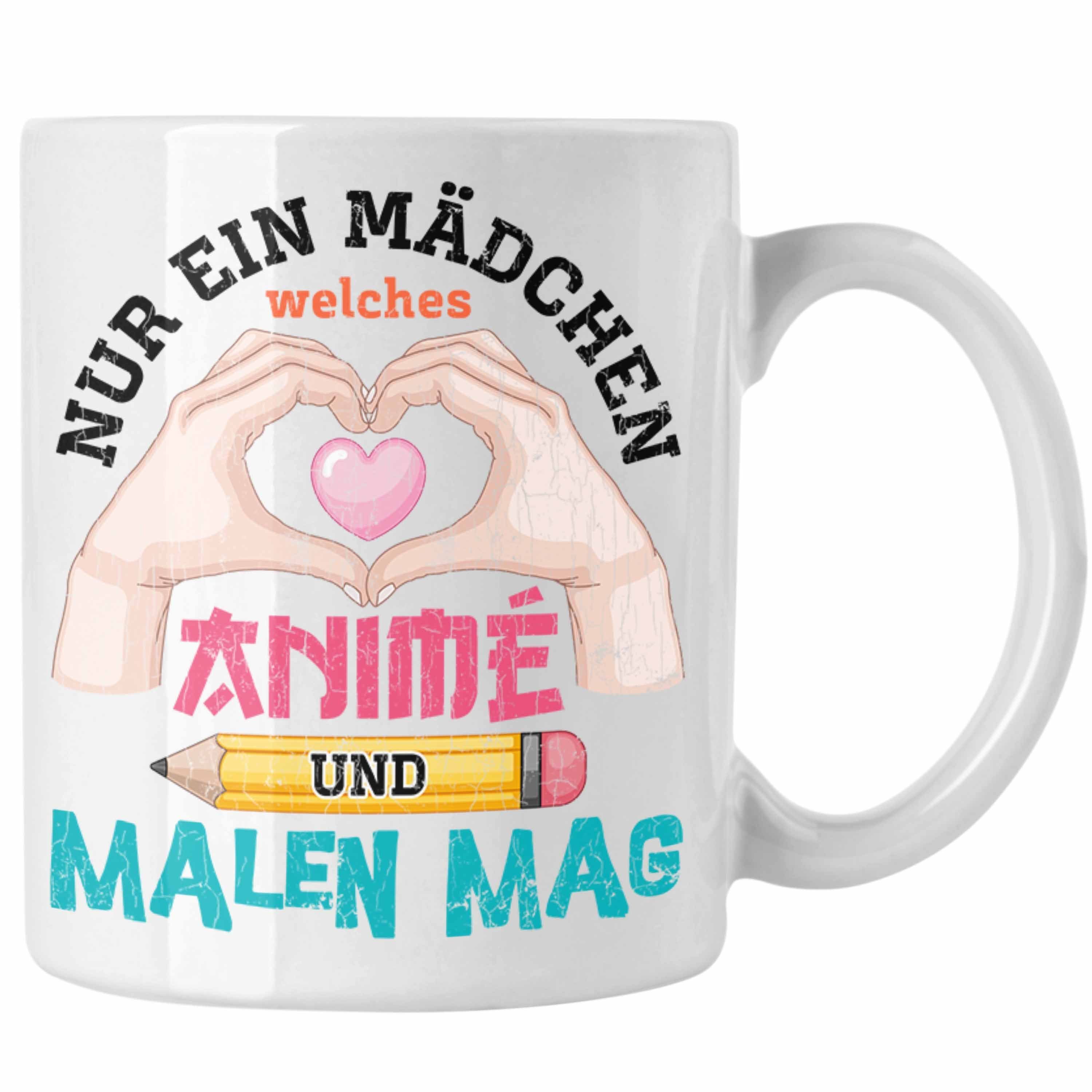 Trendation Tasse Fan Spruch Anime Deko Geschenke Spruch Trendation Kaffeetasse Tasse Geschenk - Weiss Anme