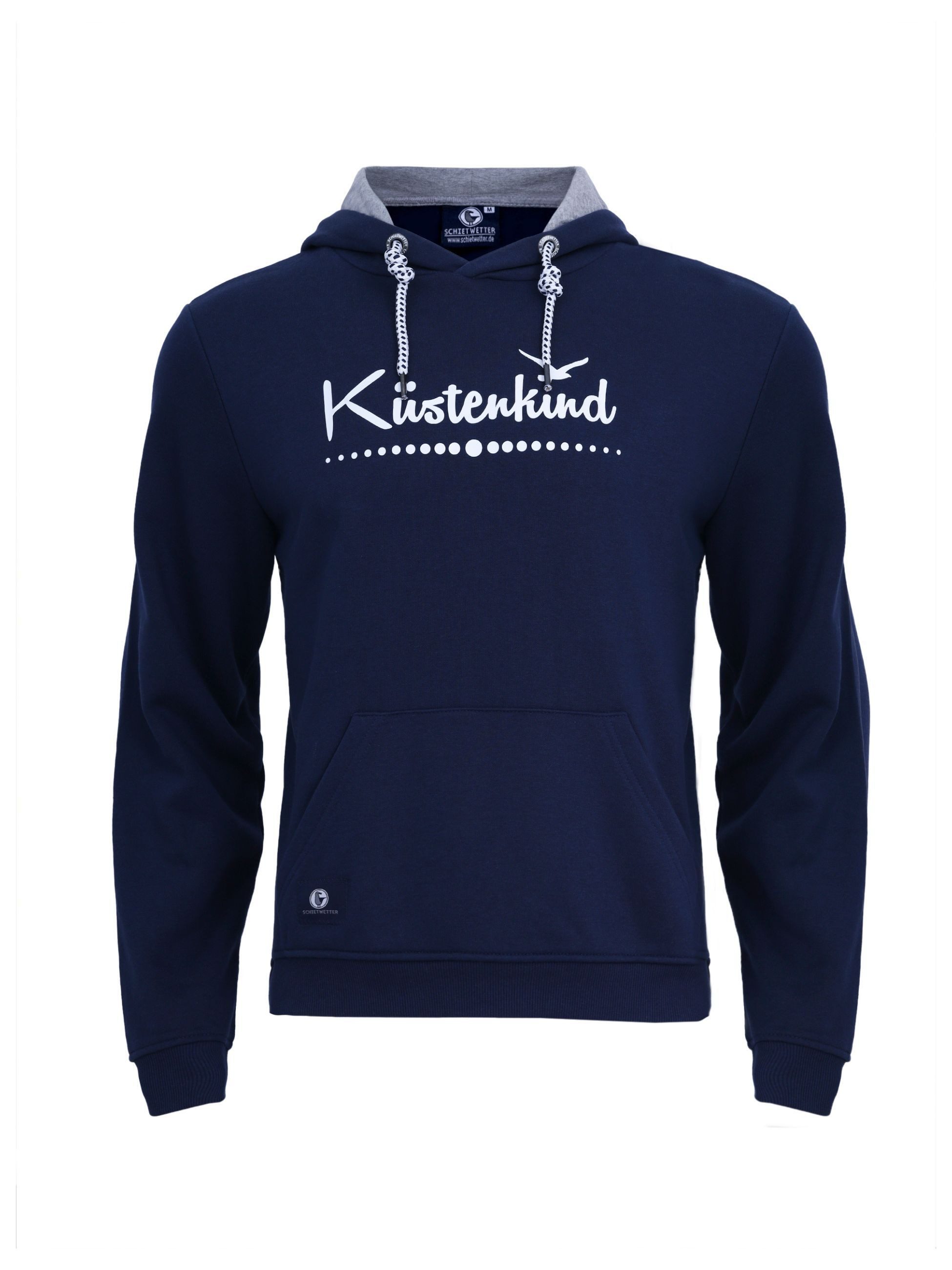 Schietwetter Kapuzenpullover Herren Hoodie "Küstenkind"