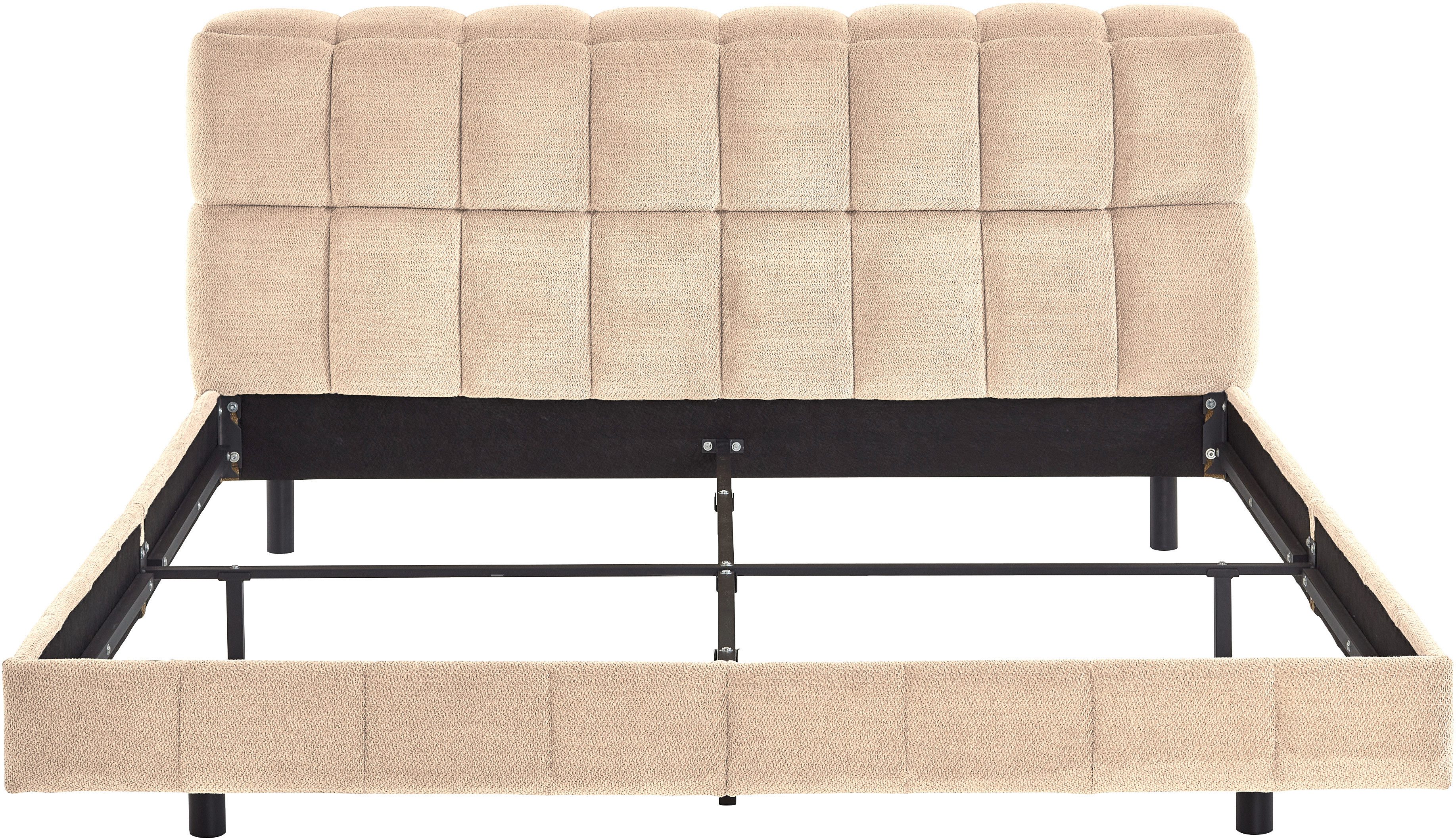 ATLANTIC home collection Polsterbett Neela in 180cm x 200cm, gepolstertes Kopfteil und Rahmen, Bezug aus hochwertigen Strukturstoff – Bild 4 von 5