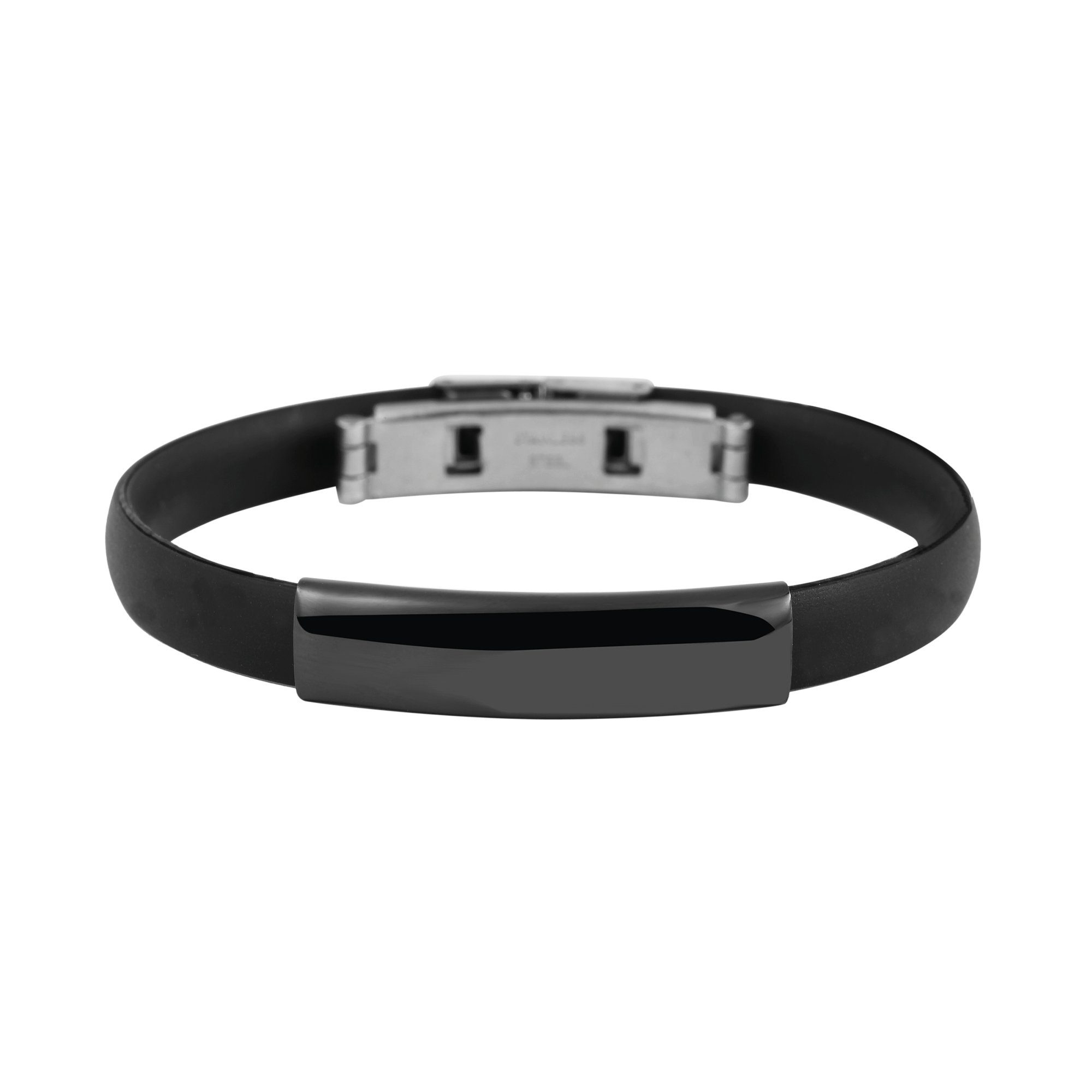 AKZENT Armband Titas Edelstahl schwarz wasserfest