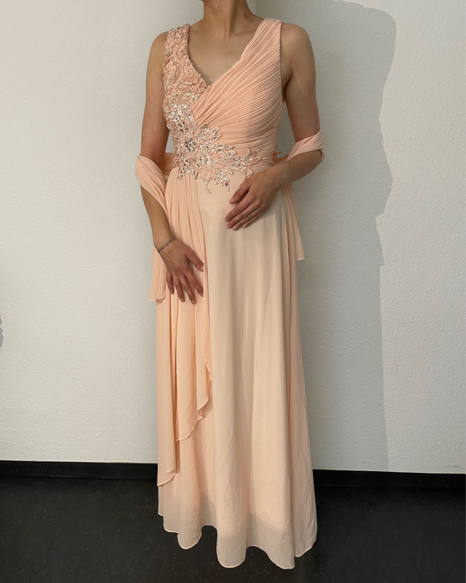 ITALY VIBES Abendkleid TEODORA - Abendkleid - Kleid mit Strass - Stola günstig online kaufen