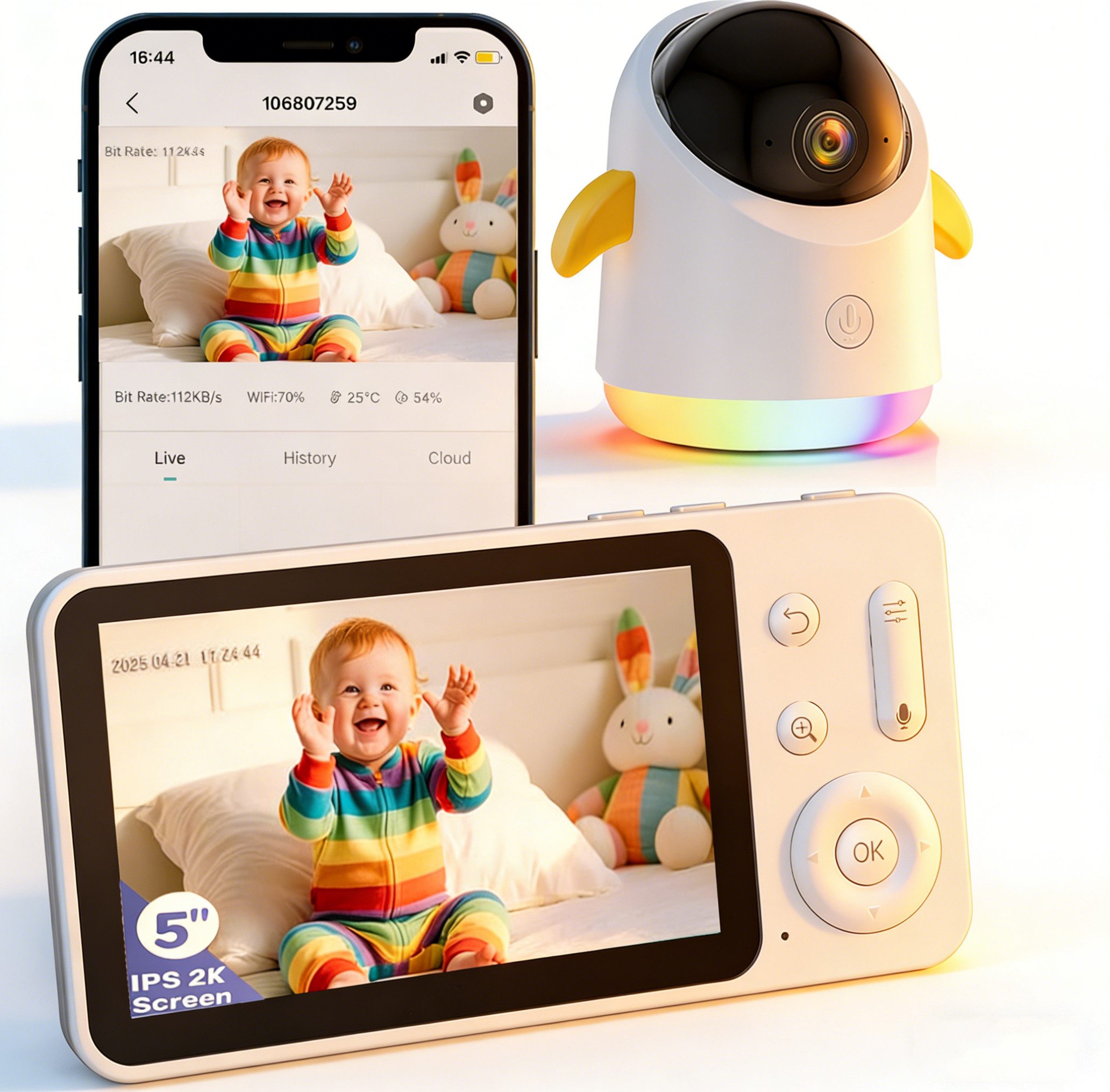 TWUFY 2K Babyphone