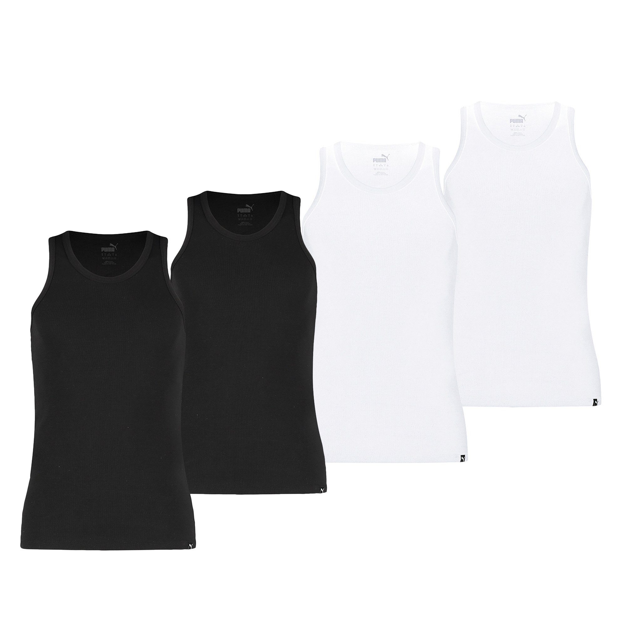 Unterhemd Herren Unterhemd 4er Pack Baumwolle