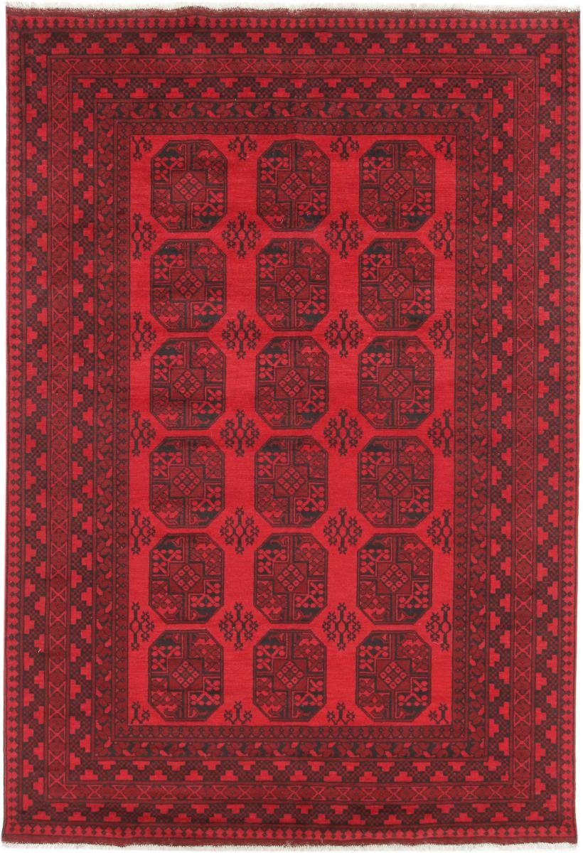 Orientteppich Afghan Akhche 202x295 Handgeknüpfter Orientteppich, Nain Trading, rechteckig, Höhe: 6 mm