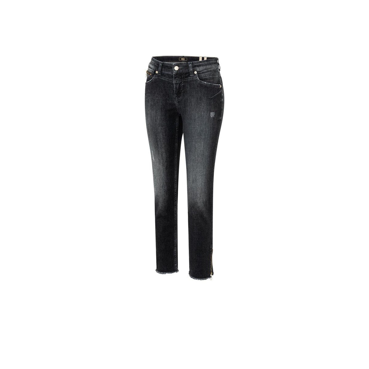 MAC regular (1-tlg) Slim-fit-Jeans dunkel-grau