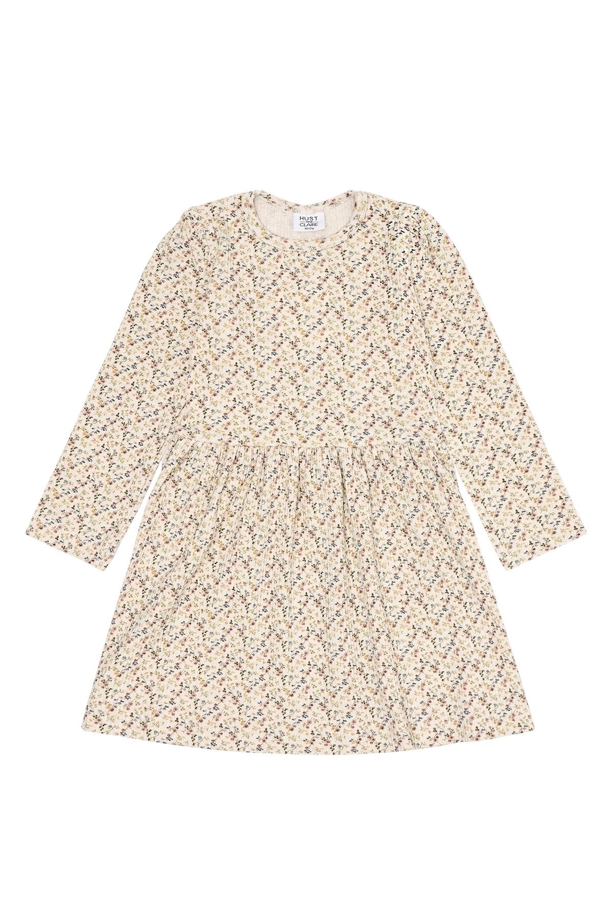 Hust & Claire A-Linien-Kleid Donna (1-tlg) Hust & Claire Mädchen Kleid „Donna“ aus Rippjersey mit Blumenmuster