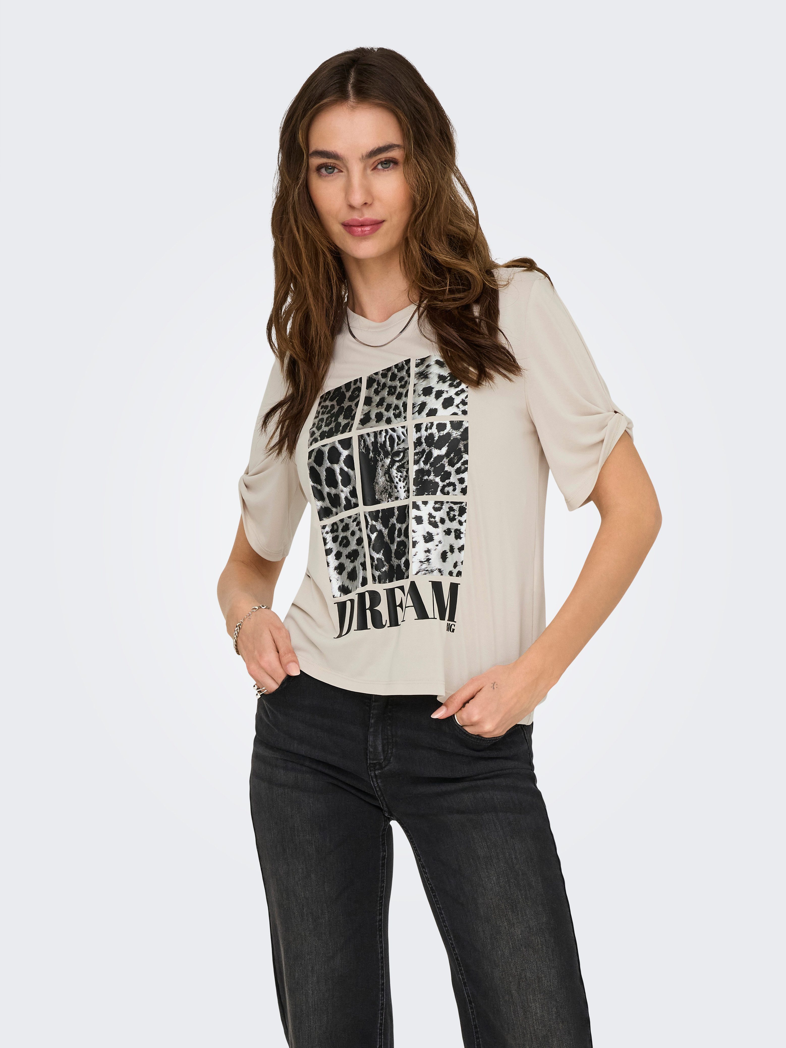 ONLY Kurzarmshirt ONLFREE LIFE S/S CREATE günstig online kaufen