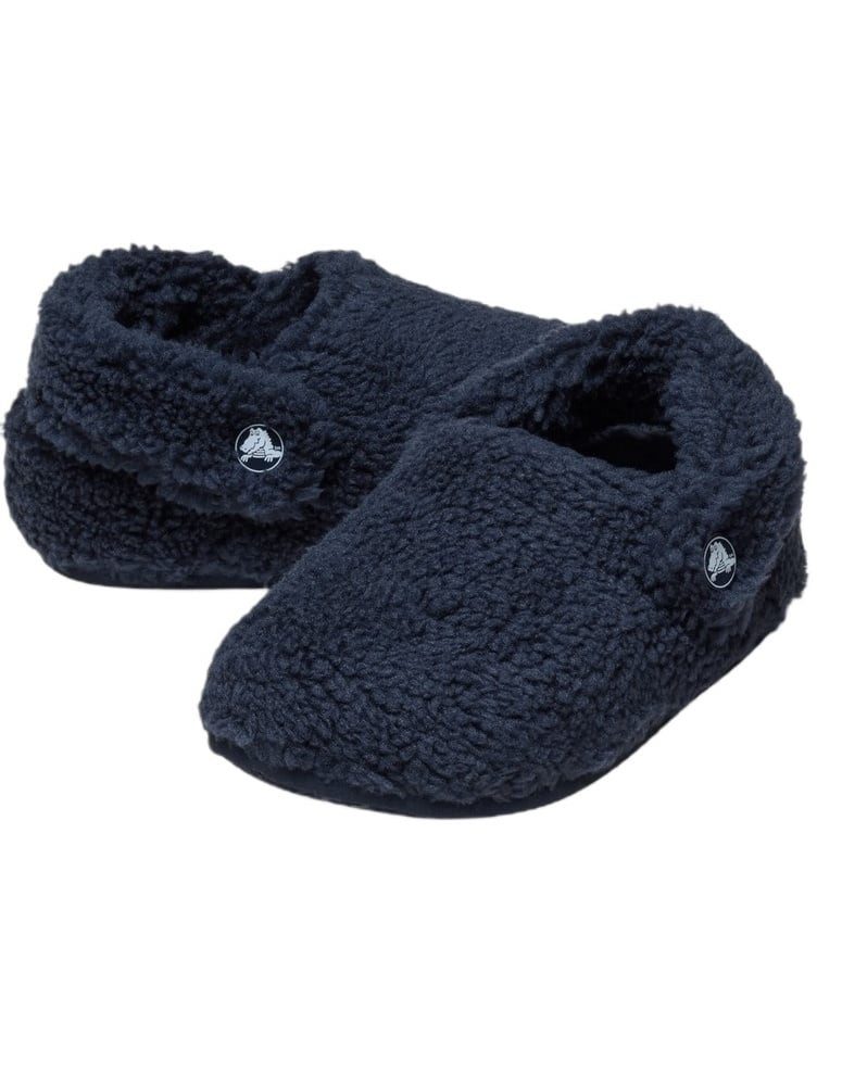 Crocs Classic Cozzzy Slipper (Kunstfell, warm) navyblau Kleinkinder - 1 Paar Hausschuh