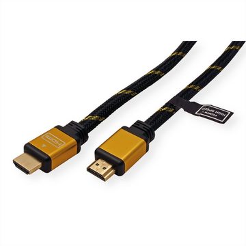 ROLINE GOLD HDMI High Speed Kabel, ST-ST Audio- & Video-Kabel, HDMI Typ A Männlich (Stecker), HDMI Typ A Männlich (Stecker) (100.0 cm)