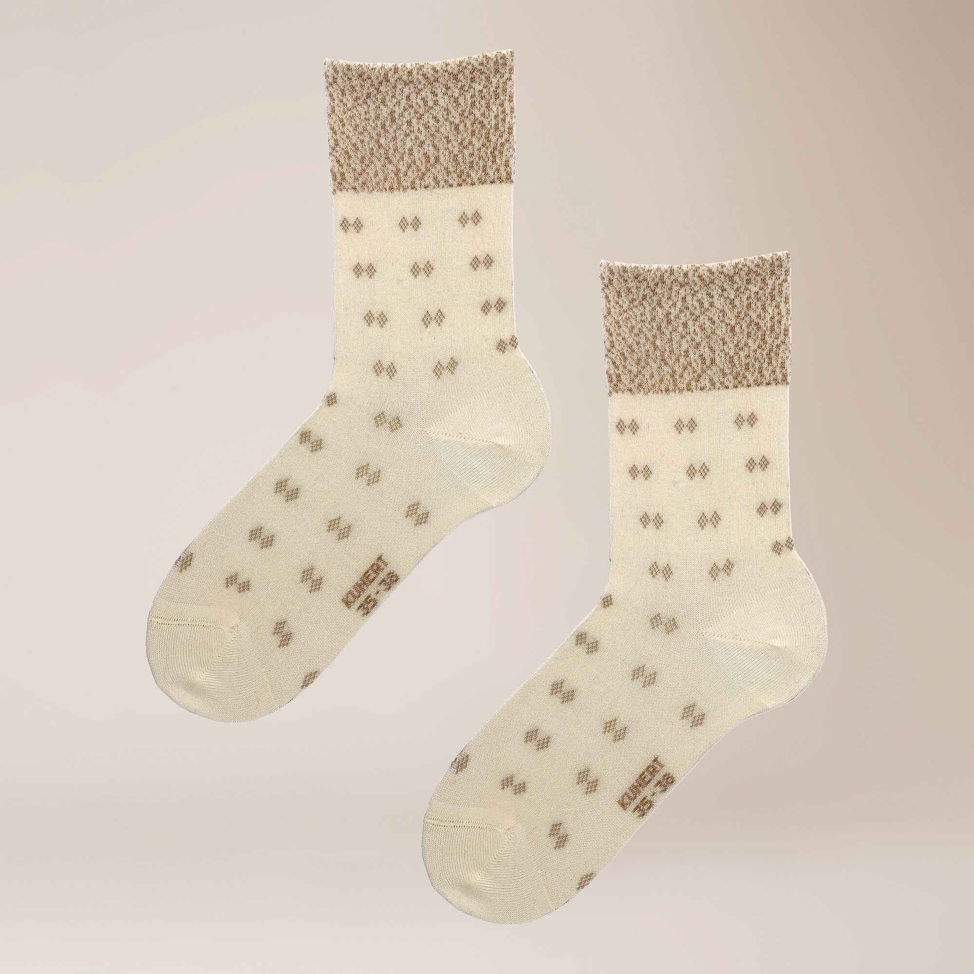 KUNERT Basicsocken Business Dots (1-Paar) Шкарпетки mit Rauten und Punkten