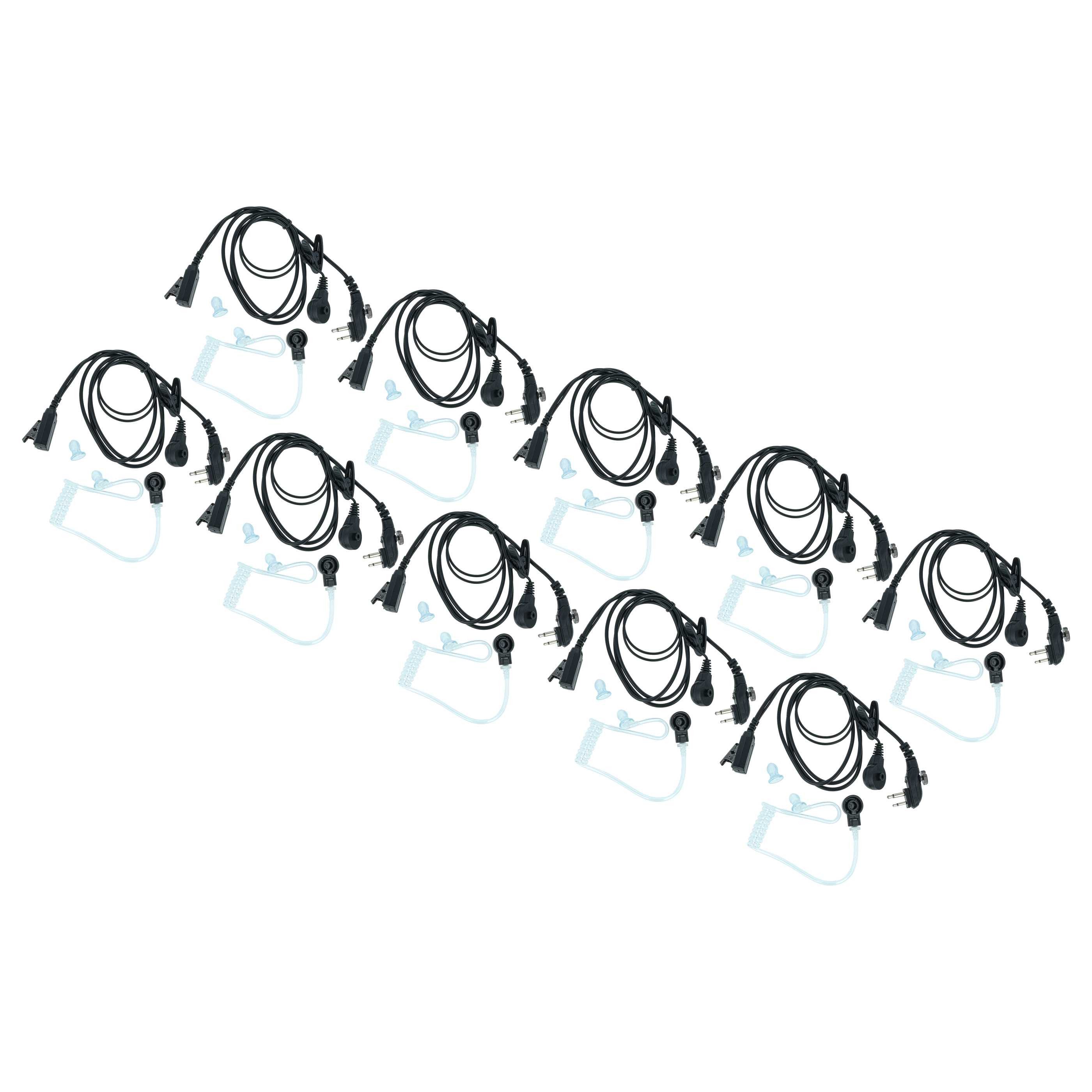 vhbw passend für Hyt / Hytera TD510, TD520, PD560, TC620, PD500 Funkgerät Headset