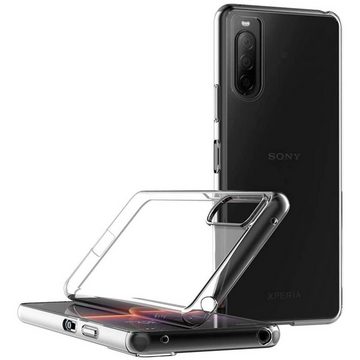 CoolGadget Handyhülle Transparent Ultra Slim Case für Sony Xperia 10 II 6 Zoll, Silikon Hülle Dünne Schutzhülle für Sony 10 II Hülle