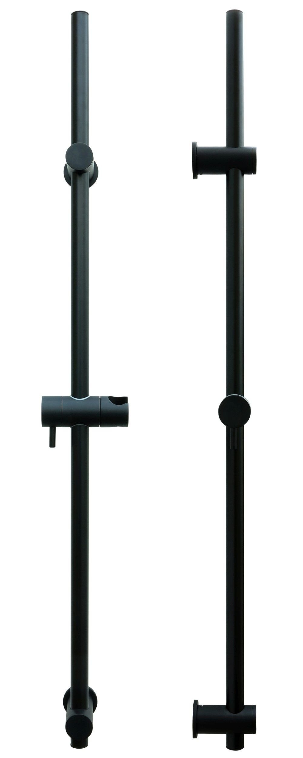 dirks-traumbad Duschstange »Duschstange Schwarz 80cm Brausestange  Wandstange für Dusche Badewanne«, Verstellbare Wandhalterung