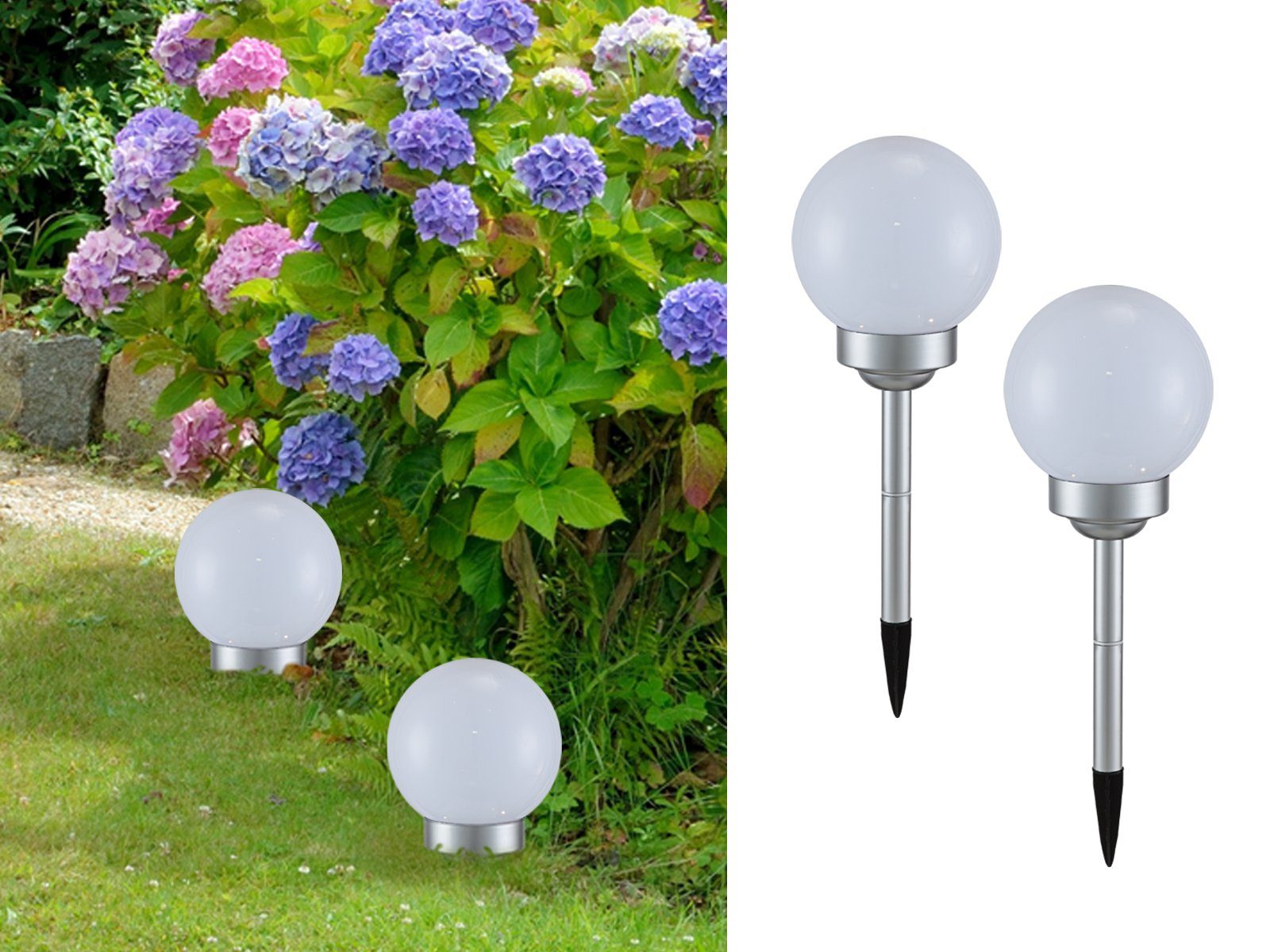 GLOBO LIGHTING LED Solarleuchte, Dämmerungssensor, LED günstig online kaufen