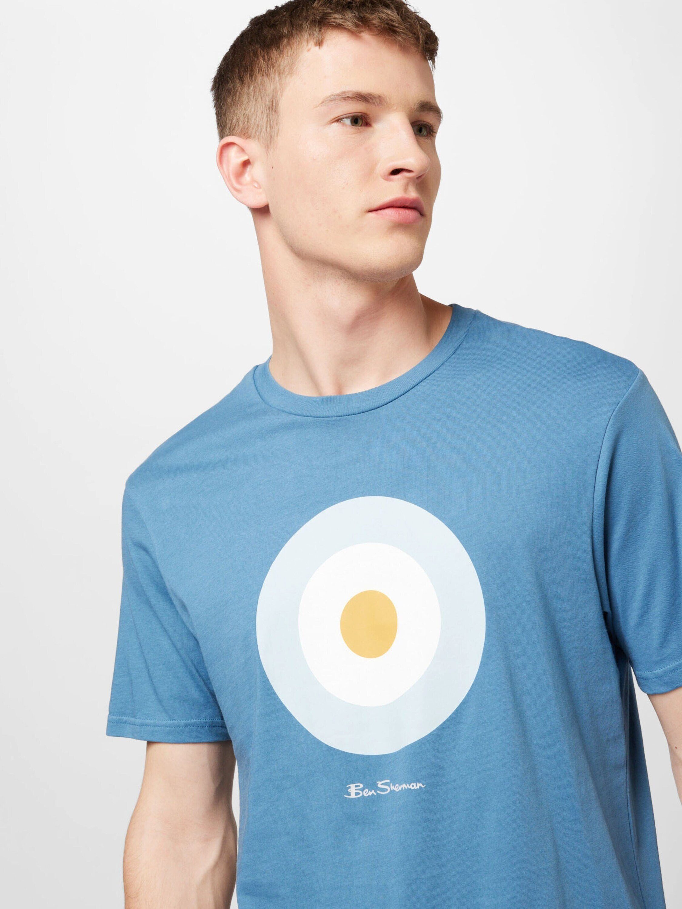 Ben Sherman T-Shirt (1-tlg) blue shadow
