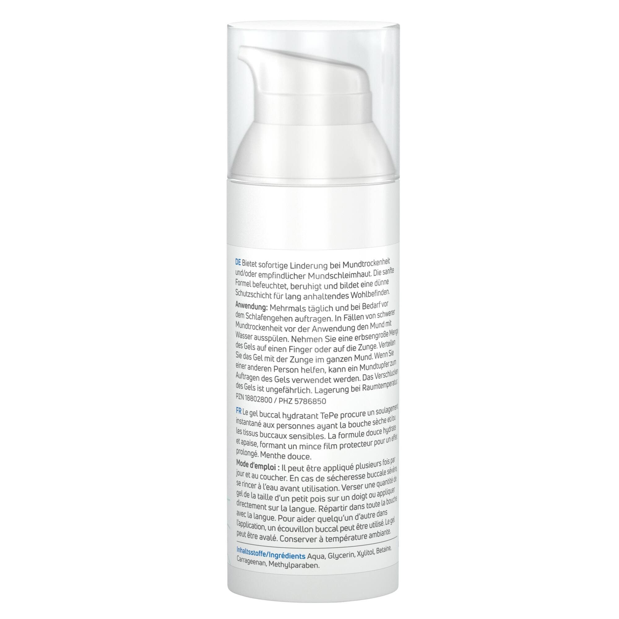 TePe Mundwasser Feuchtigkeitsspendendes Mundgel, Mundtrockenheit, (2er Set, 2-tlg) Kariesvorbeugend, mit Xylitol