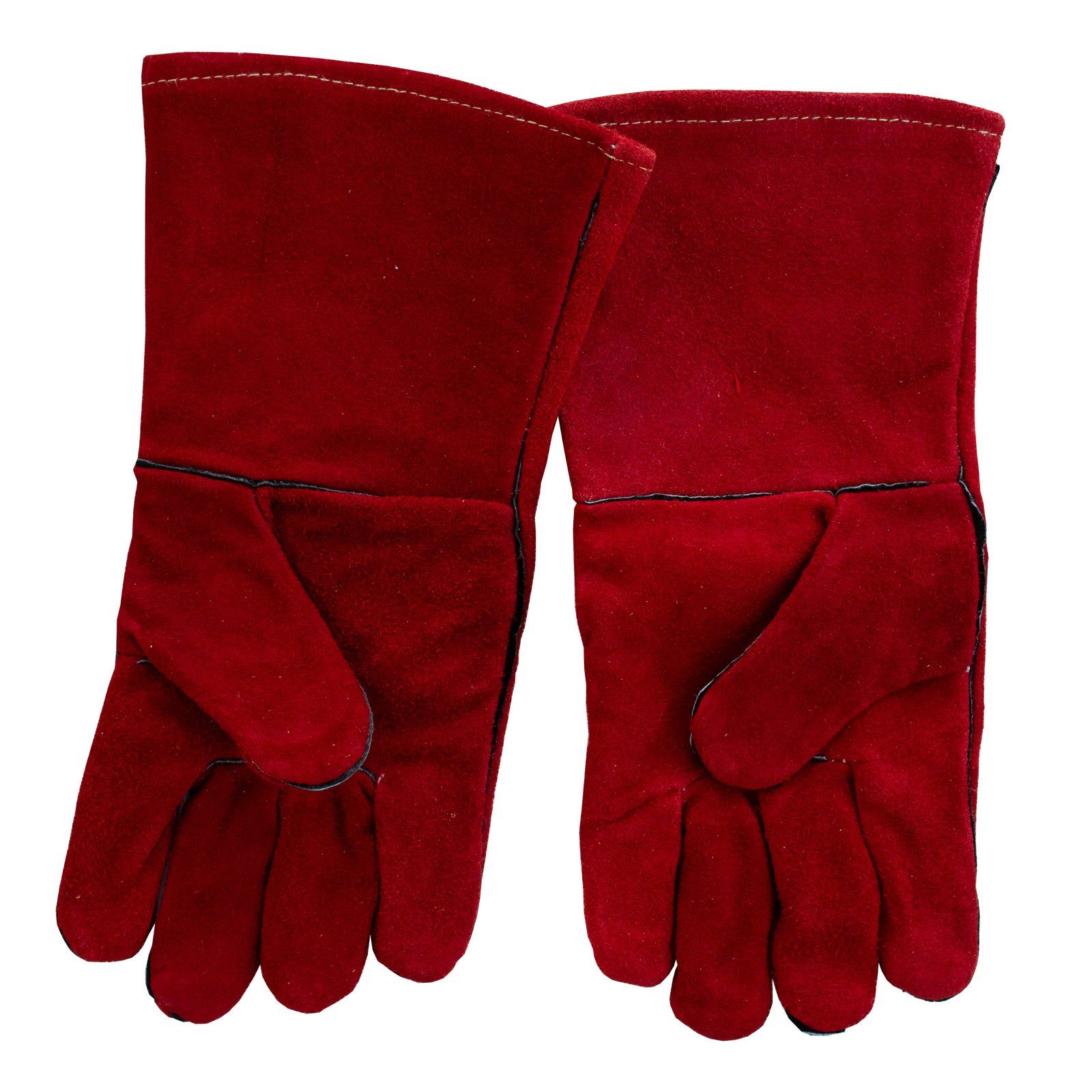 TAINO Grillhandschuhe, Grillhandschuhe, Leder, hitzebeständig, Feuerfest bis 800 Grad