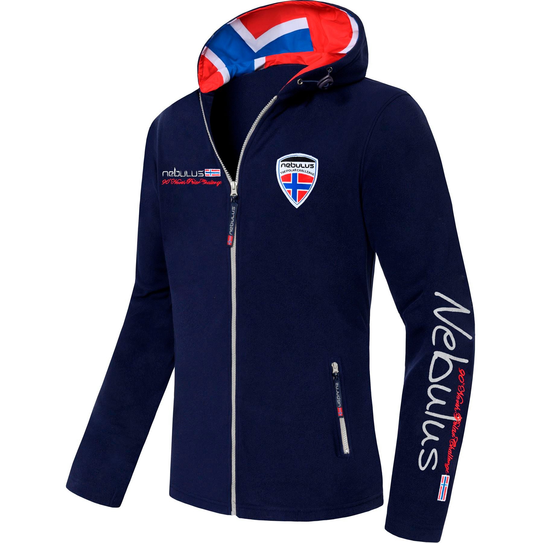 Fleecejacke SCHWEDEN, Q993 - Herren, navy, S