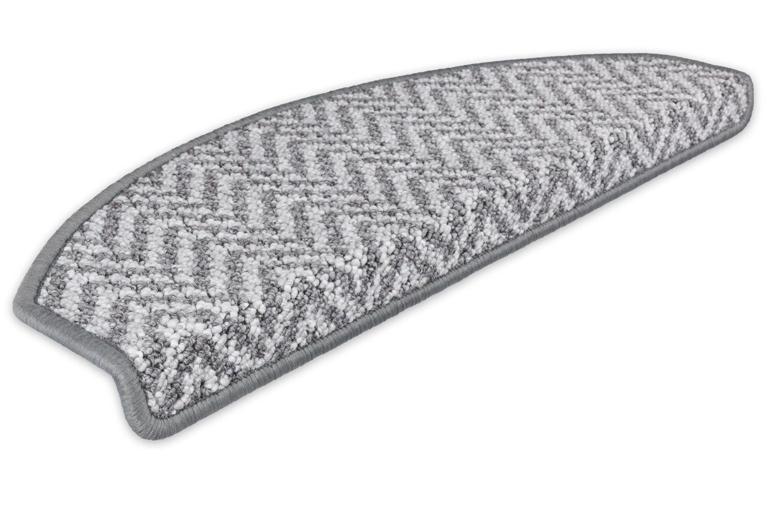 Metzker® Stufenmatte Stufenmatten Amsterdam, halbrund, Höhe: 6 mm, 15 Stück im Set - Anthrazit