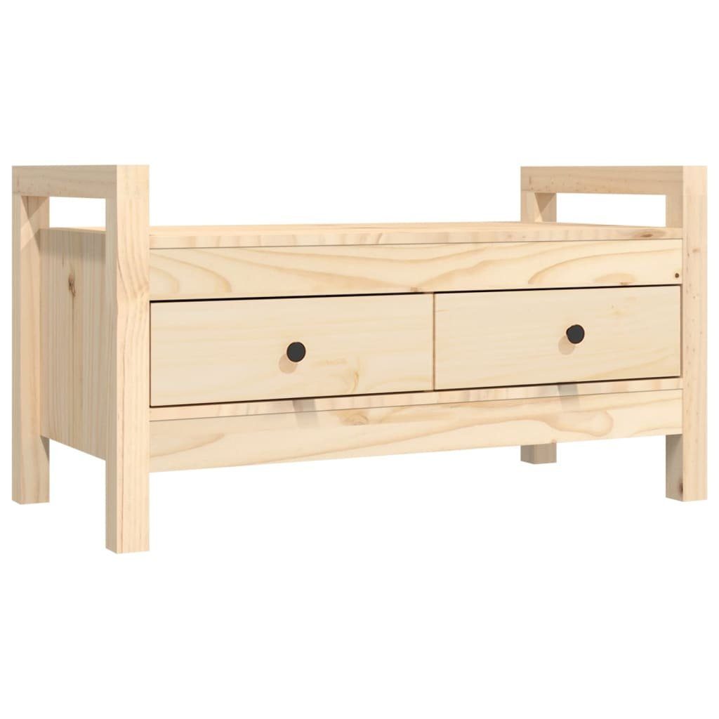 furnicato Truhenbank Flurbank 80x40x43 cm Massivholz Kiefer (1-St)