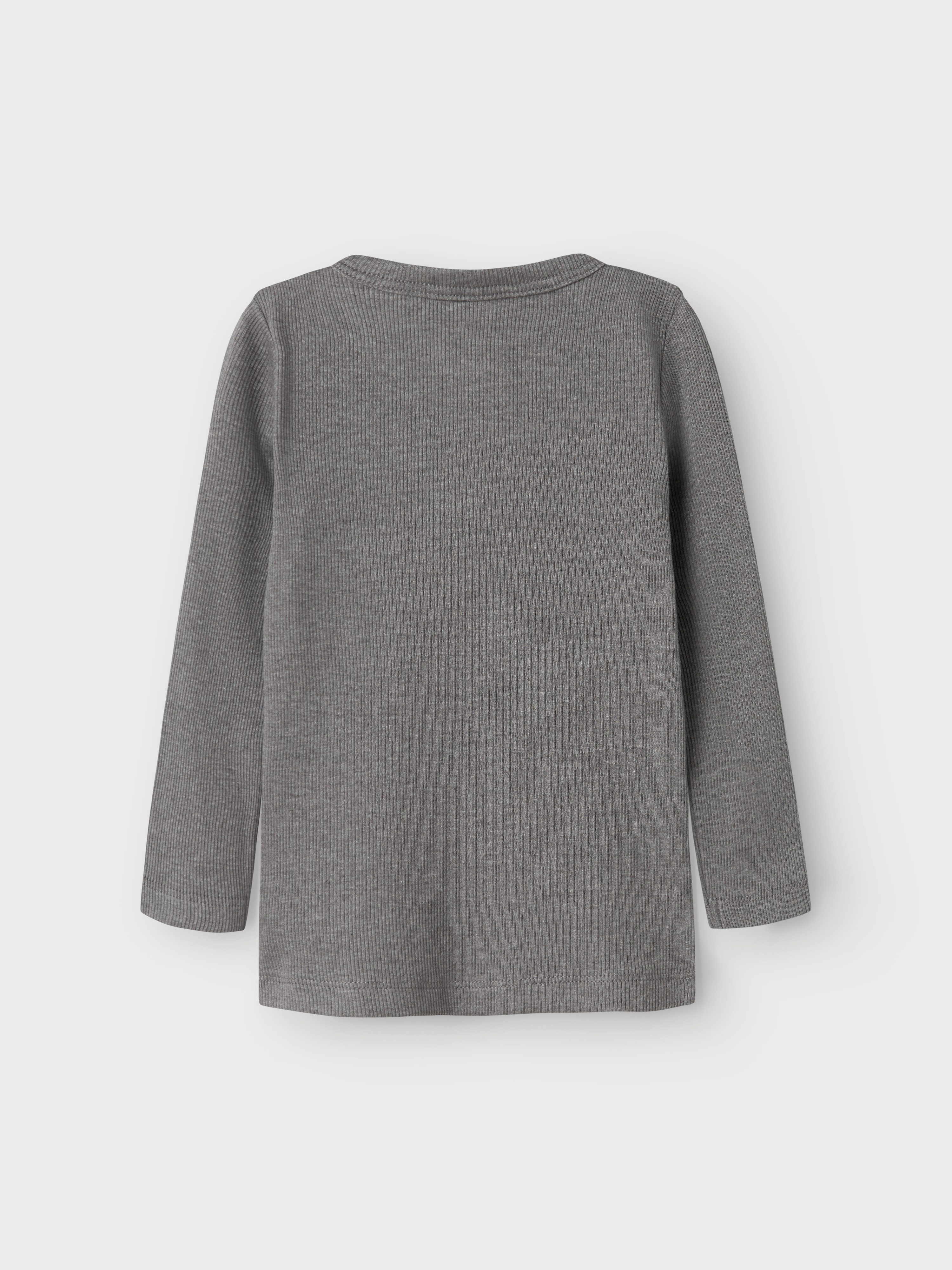 Name It Langarmshirt NMMKAB LS TOP NOOS Im Henley-Stil - mit kurzer Knopfleise, normal geschnitten – Bild 4 von 5
