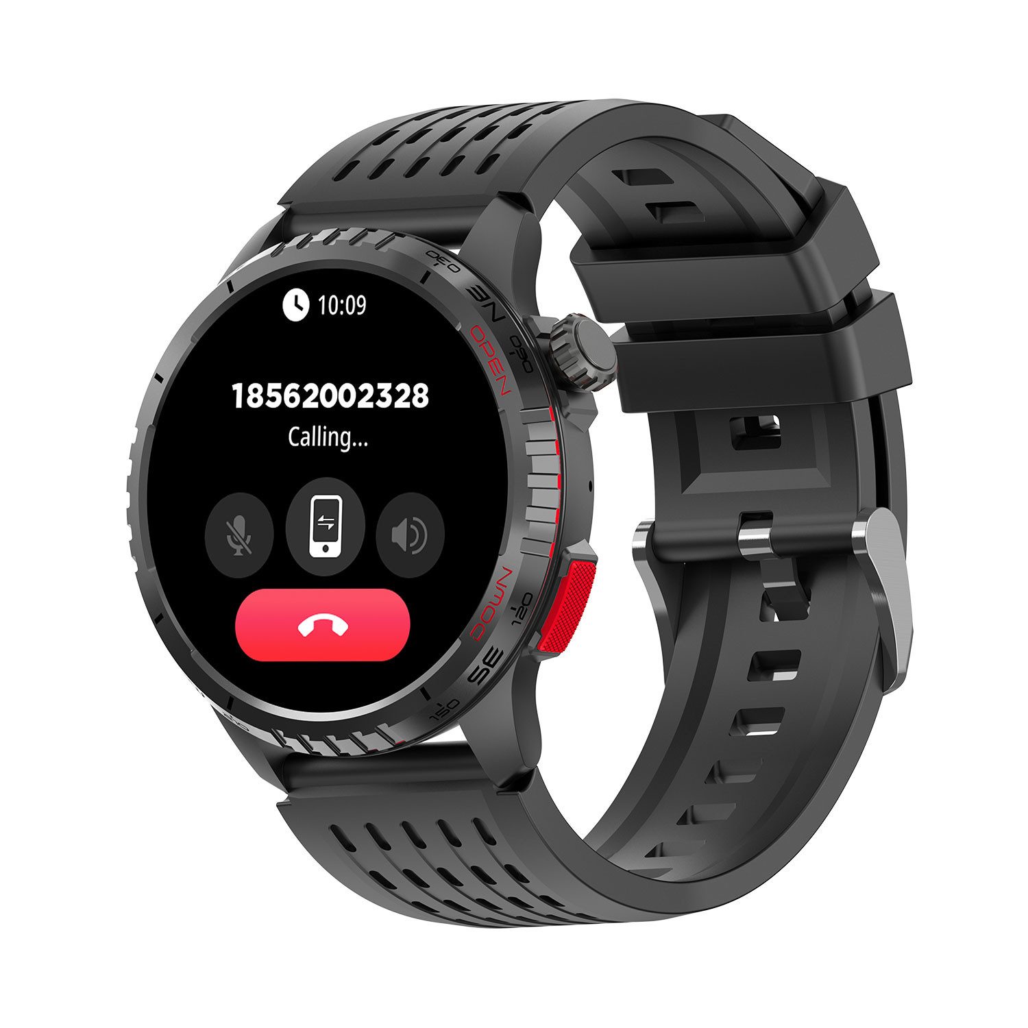 Denver SWG-345B Smartwatch (3,63 cm/1,43 Zoll, Proprietär)