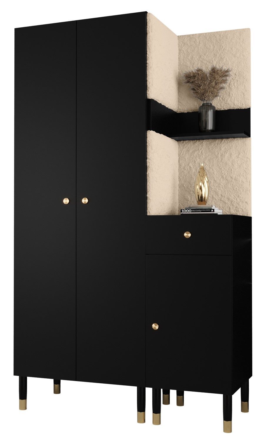 ABIKS MÖBEL Kompaktgarderobe PALERMO Set 6 günstig online kaufen